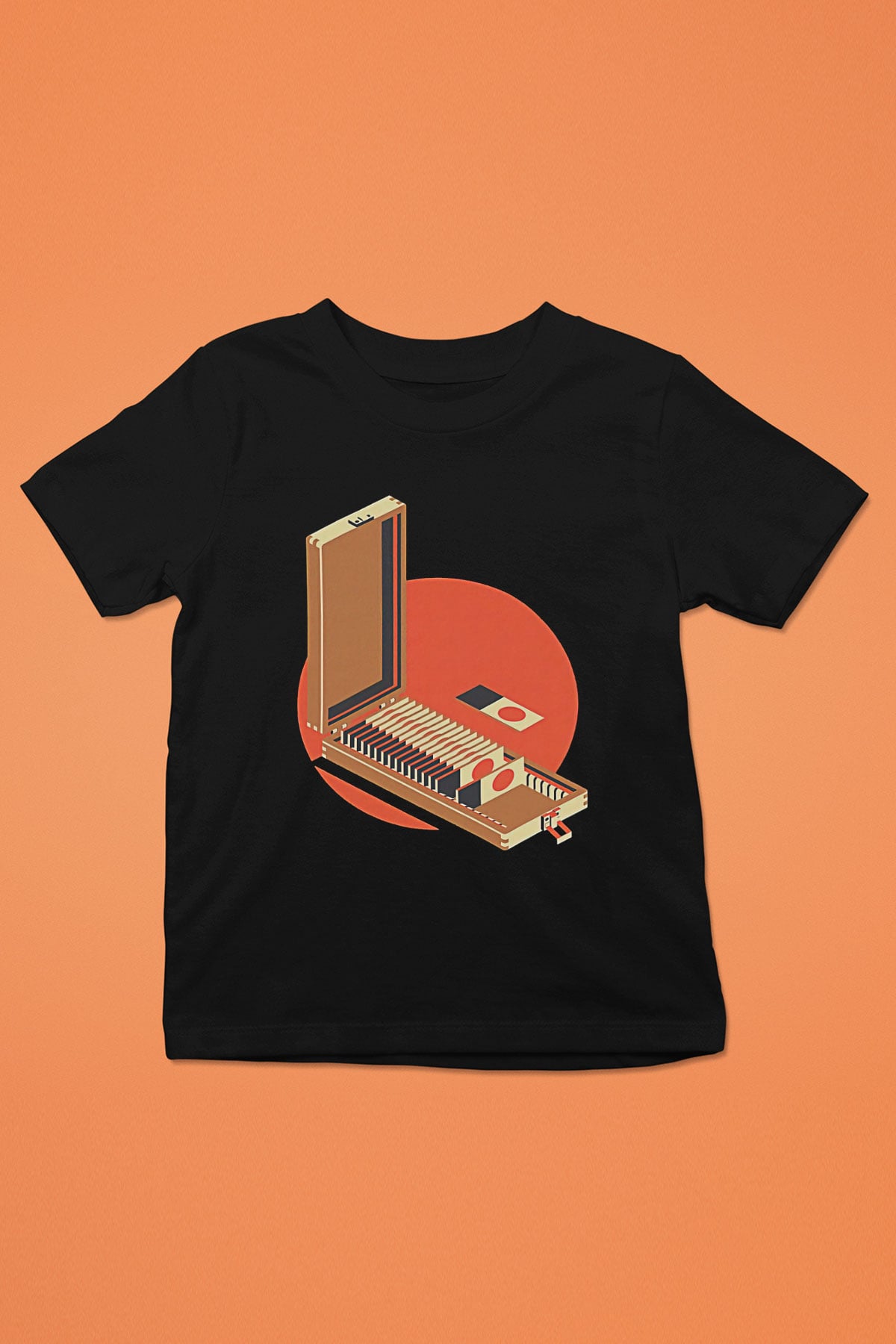 Dexter Baskılı Unisex Siyah Çocuk Tişört - Tshirt