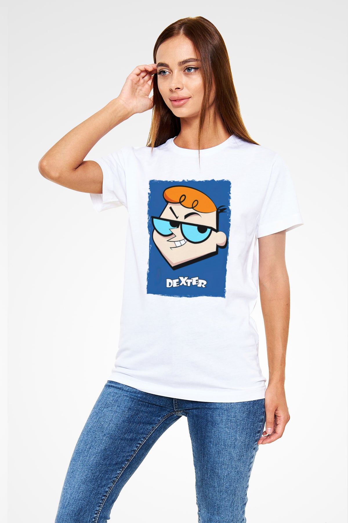 Dexters Laboratory Beyaz Unisex Tişört T-Shirt