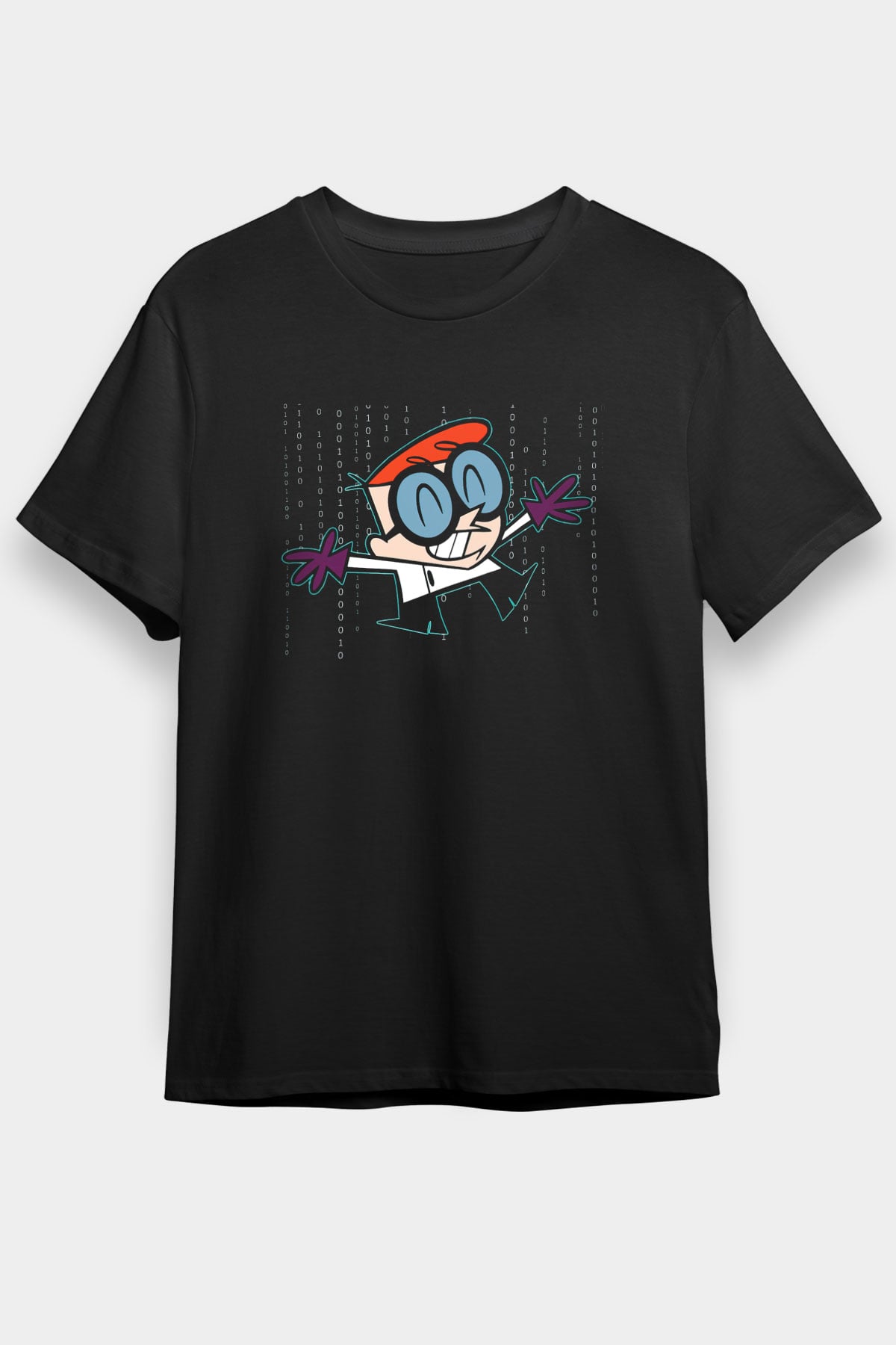 Dexters Laboratory Siyah Unisex Tişört T-Shirt