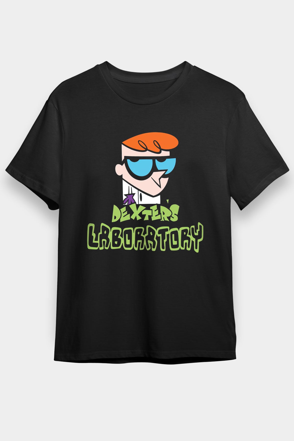 Dexters Laboratory Siyah Unisex Tişört T-Shirt