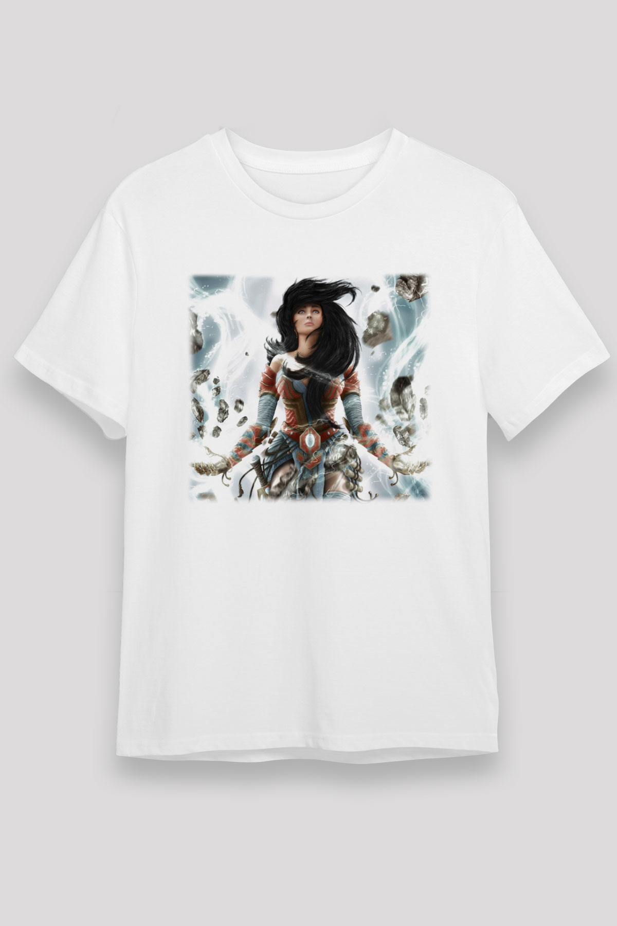 Diablo Beyaz Unisex Tişört T-Shirt