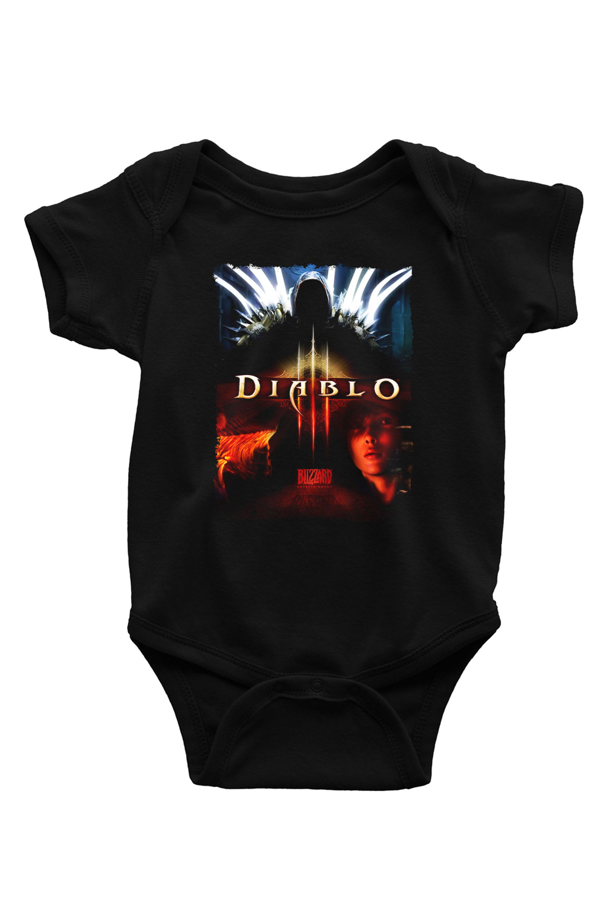 Diablo Siyah Bebek Body - Zıbın