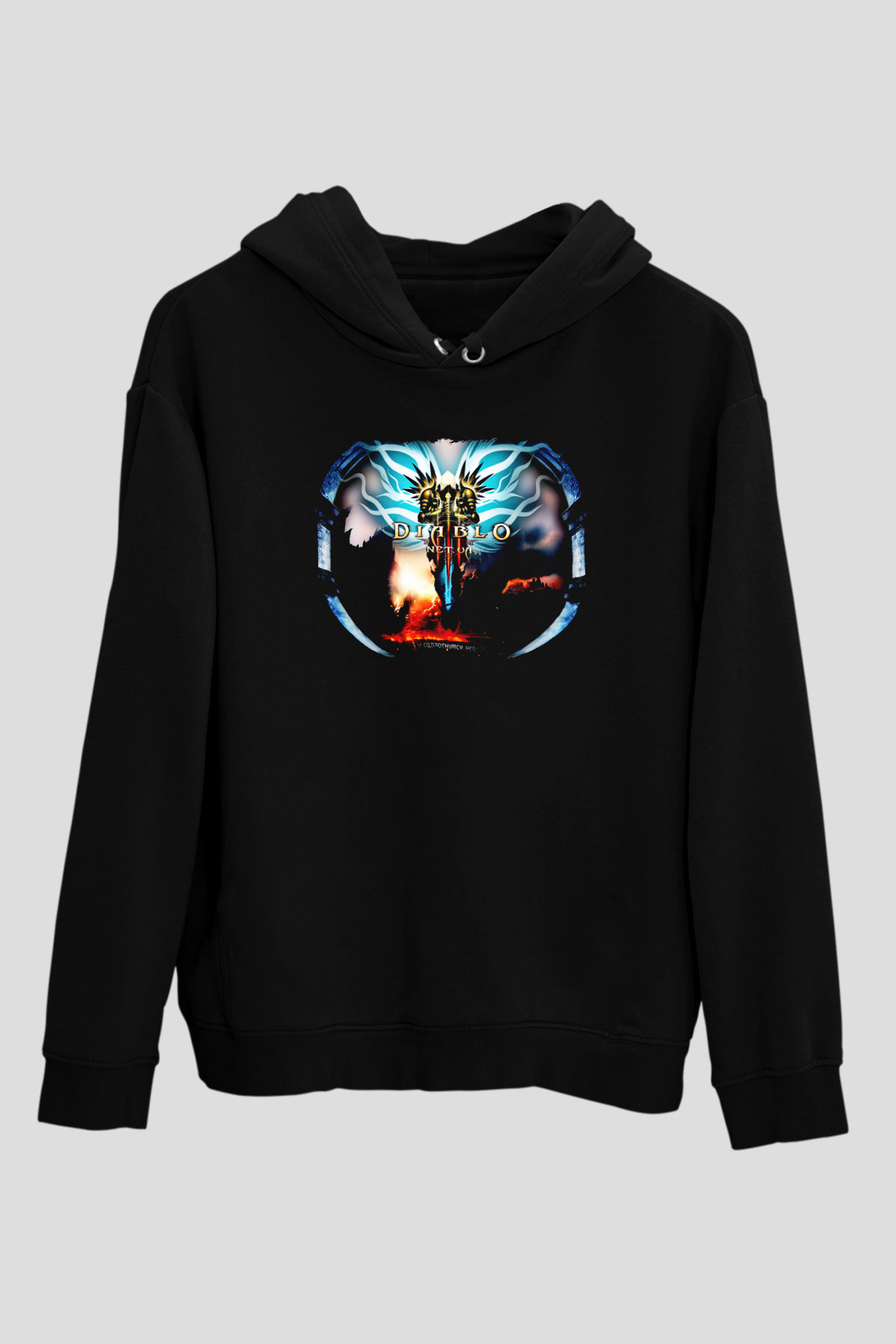 Diablo Siyah Unisex Hoodie