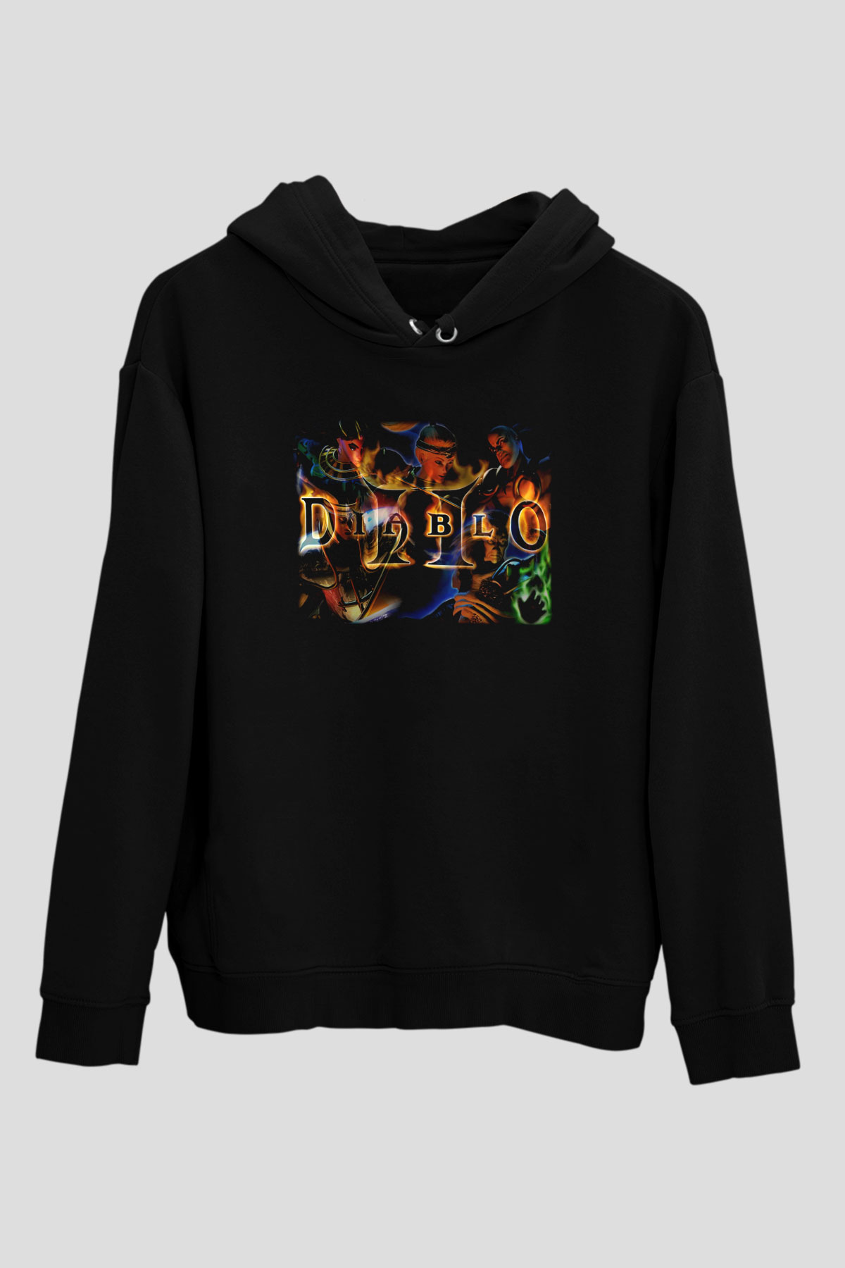 Diablo Siyah Unisex Hoodie