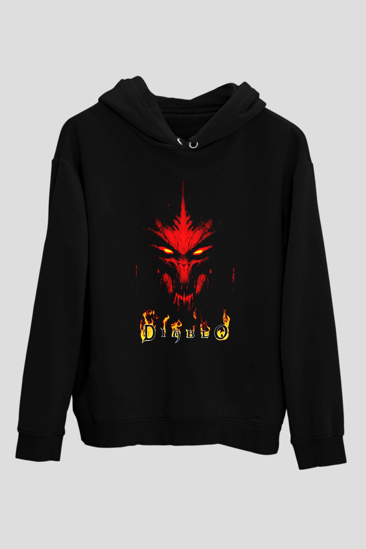 Diablo Siyah Unisex Hoodie