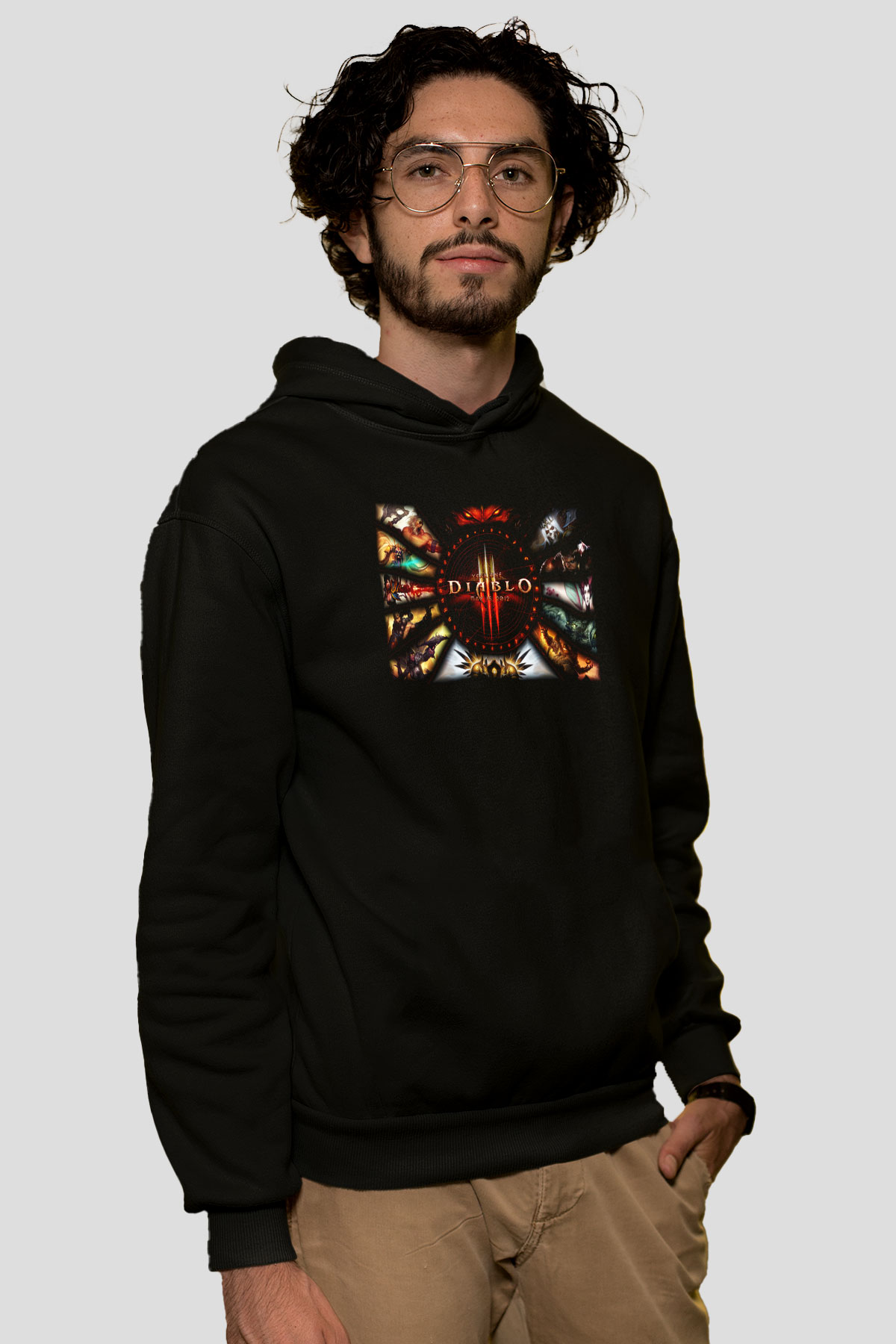 Diablo Siyah Unisex Hoodie