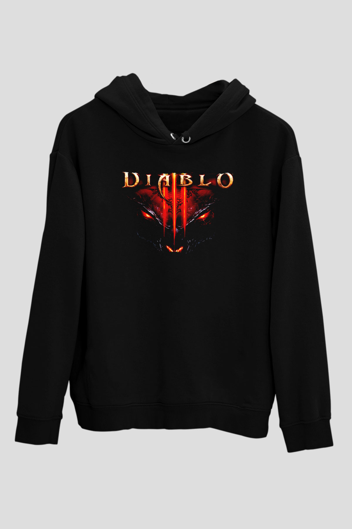 Diablo Siyah Unisex Hoodie