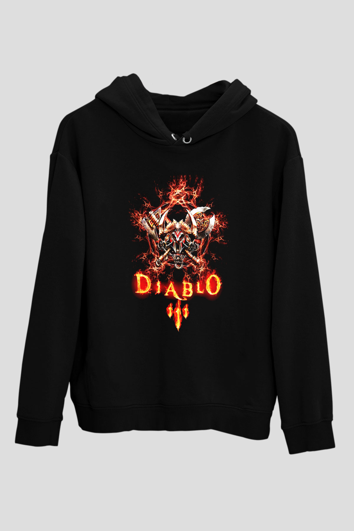 Diablo Siyah Unisex Hoodie
