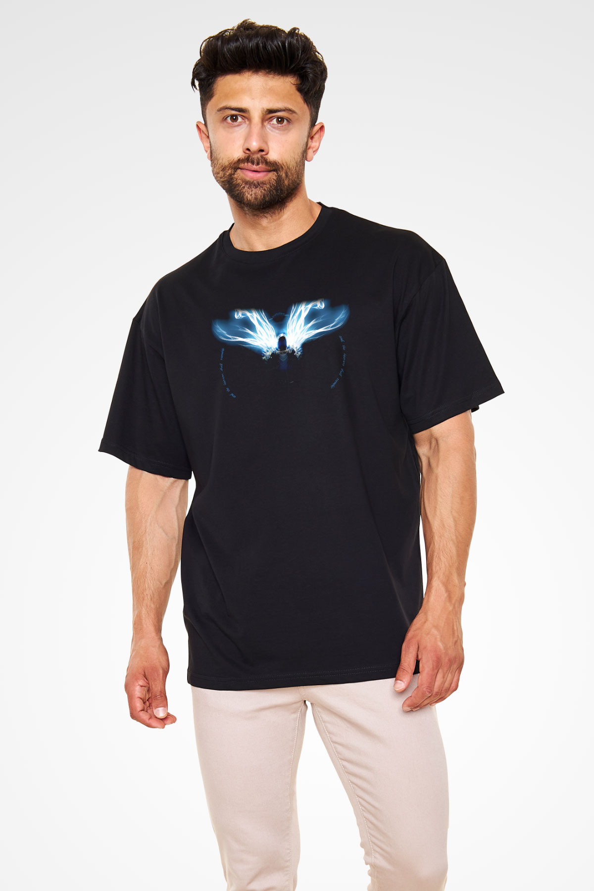 Diablo Siyah Unisex Oversize Tişört T-Shirt