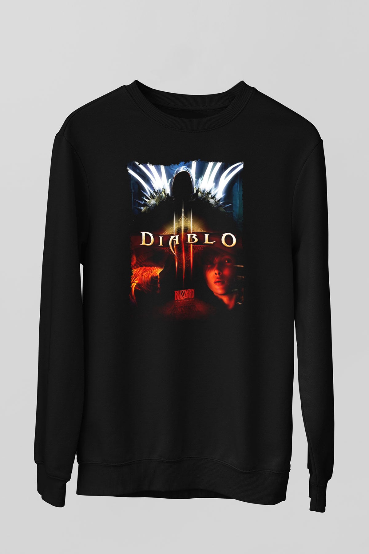Diablo Siyah Unisex Sweatshirt