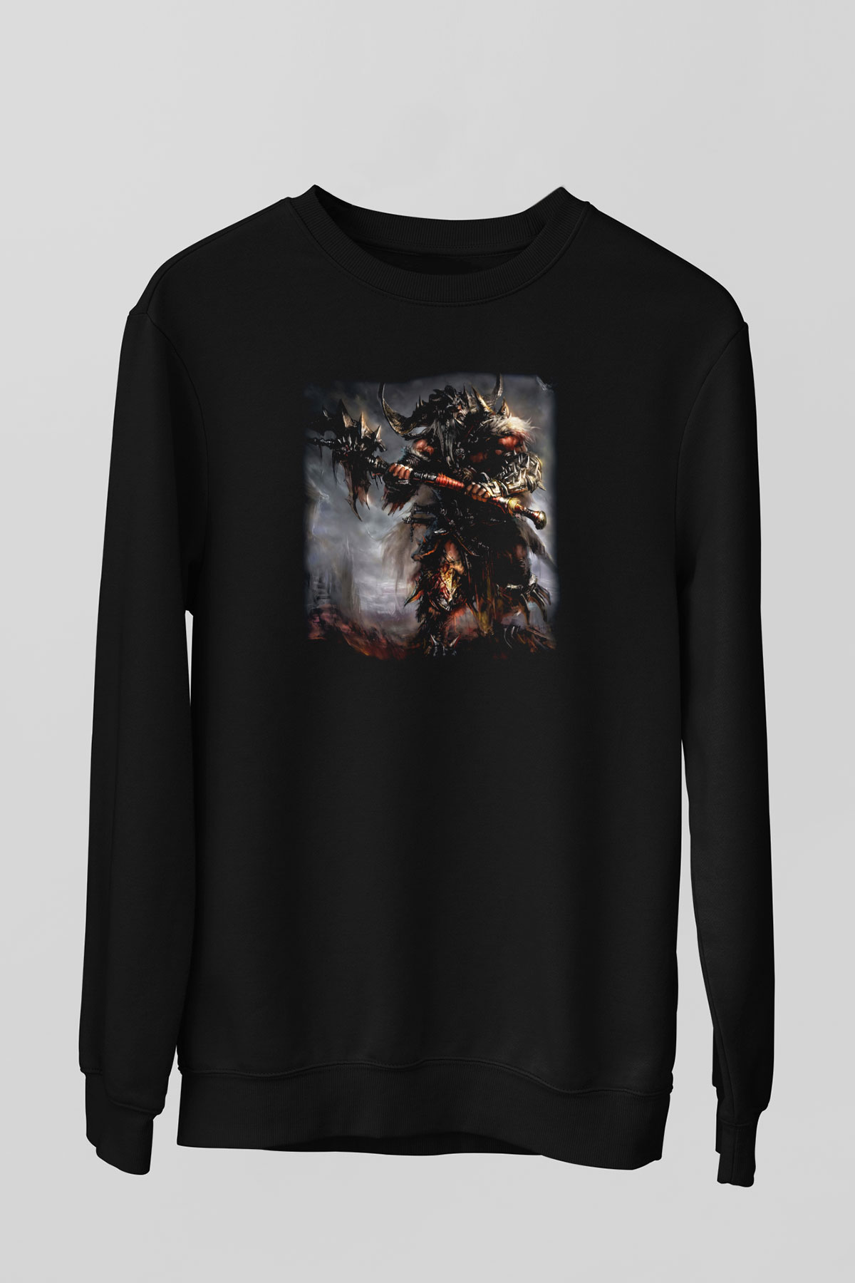 Diablo Siyah Unisex Sweatshirt