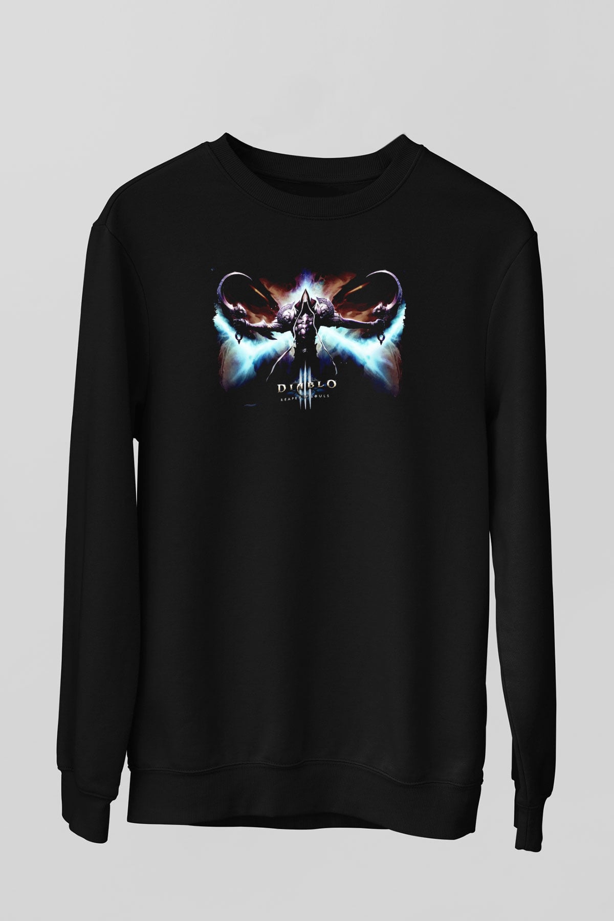Diablo Siyah Unisex Sweatshirt