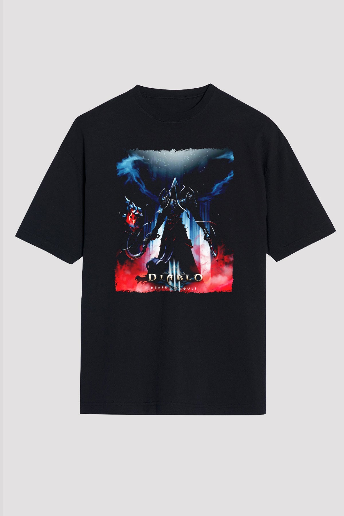 Diablo Siyah Oversize Tişört Oversize T-shirt