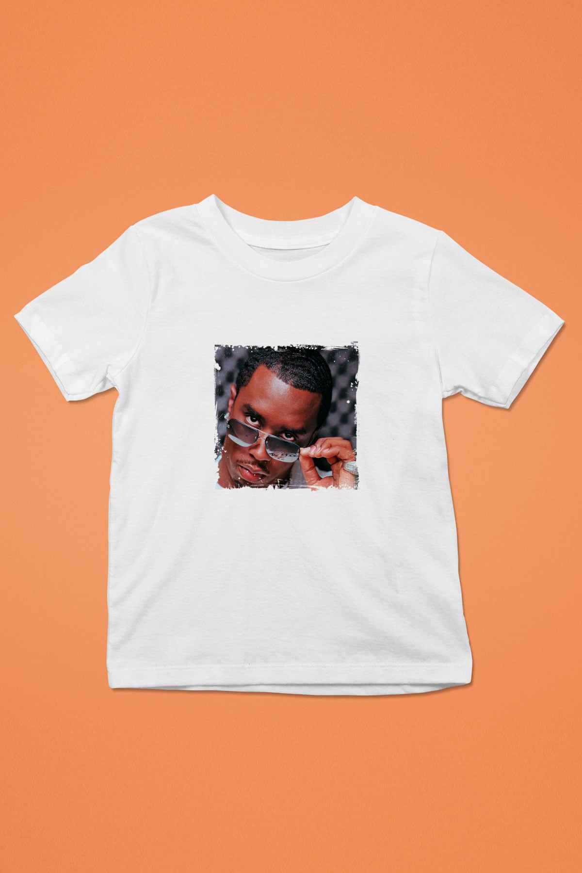 Diddy Baskılı Unisex Beyaz Çocuk Tişört