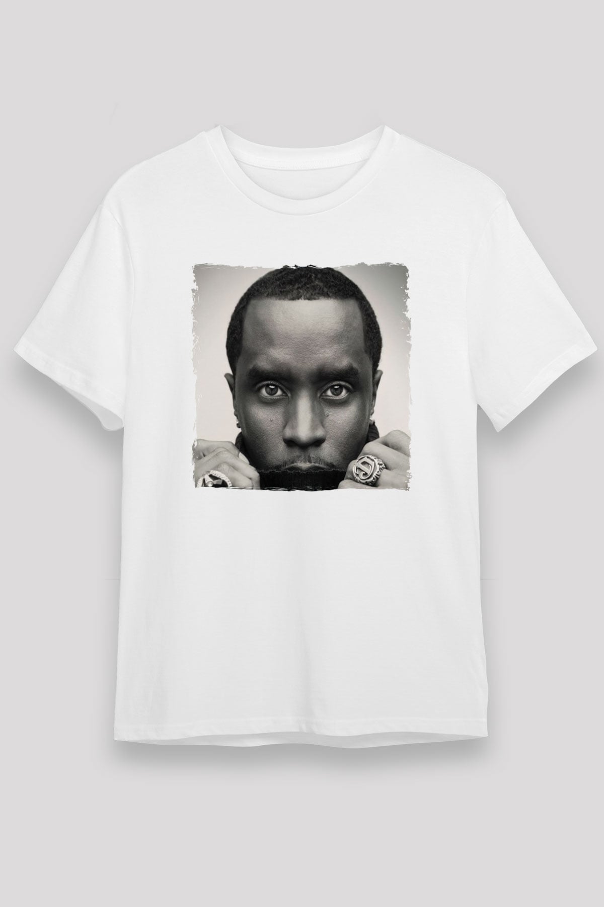 Diddy Beyaz Unisex Tişört T-Shirt - TişörtFabrikası