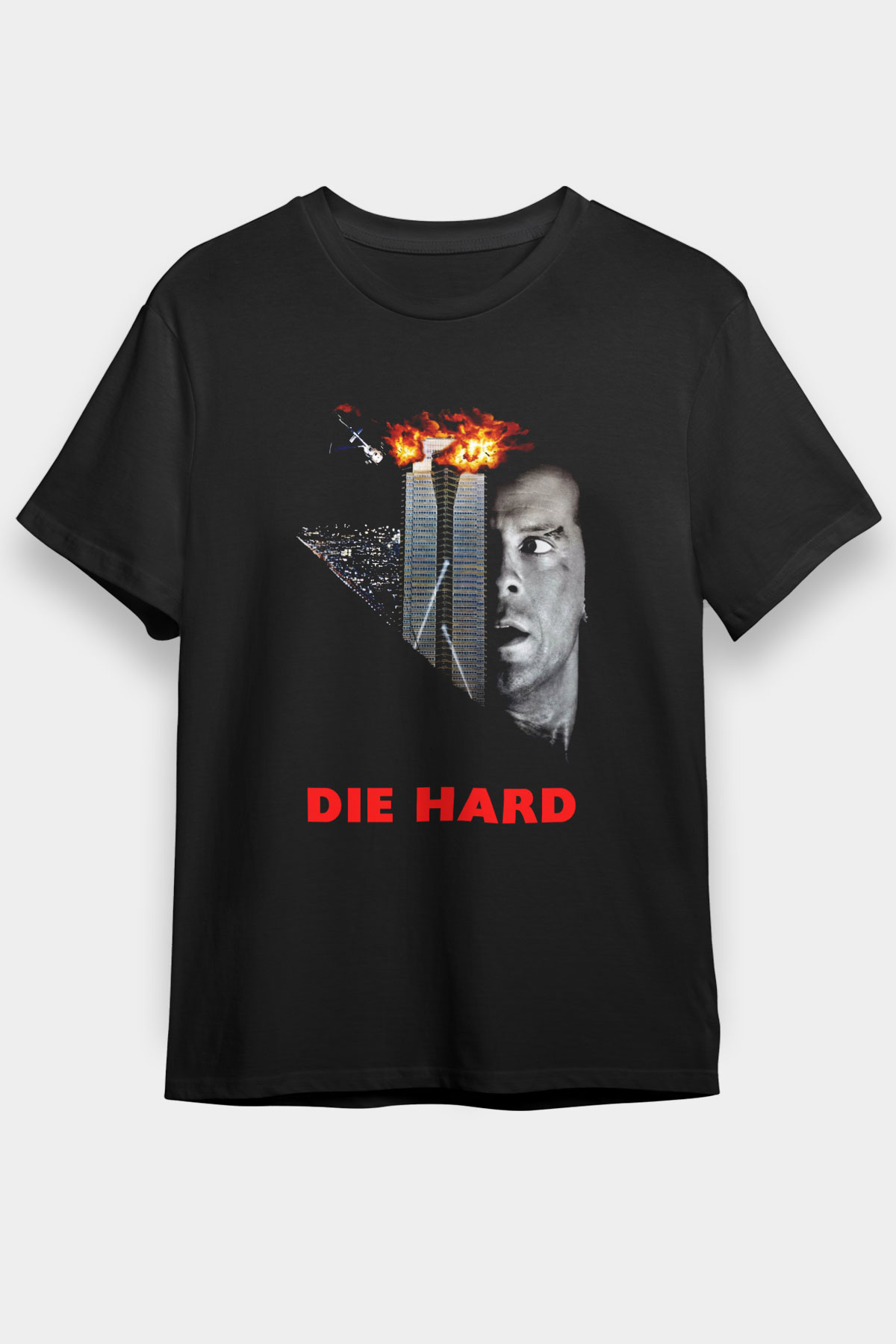 Die Hard Siyah Unisex Tişört T-Shirt