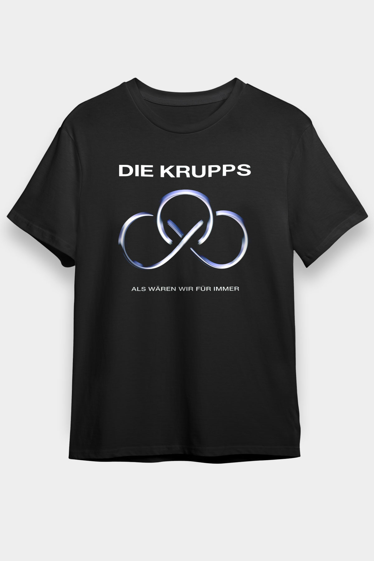 Die Krupps Siyah Unisex Tişört T-Shirt - TişörtFabrikası