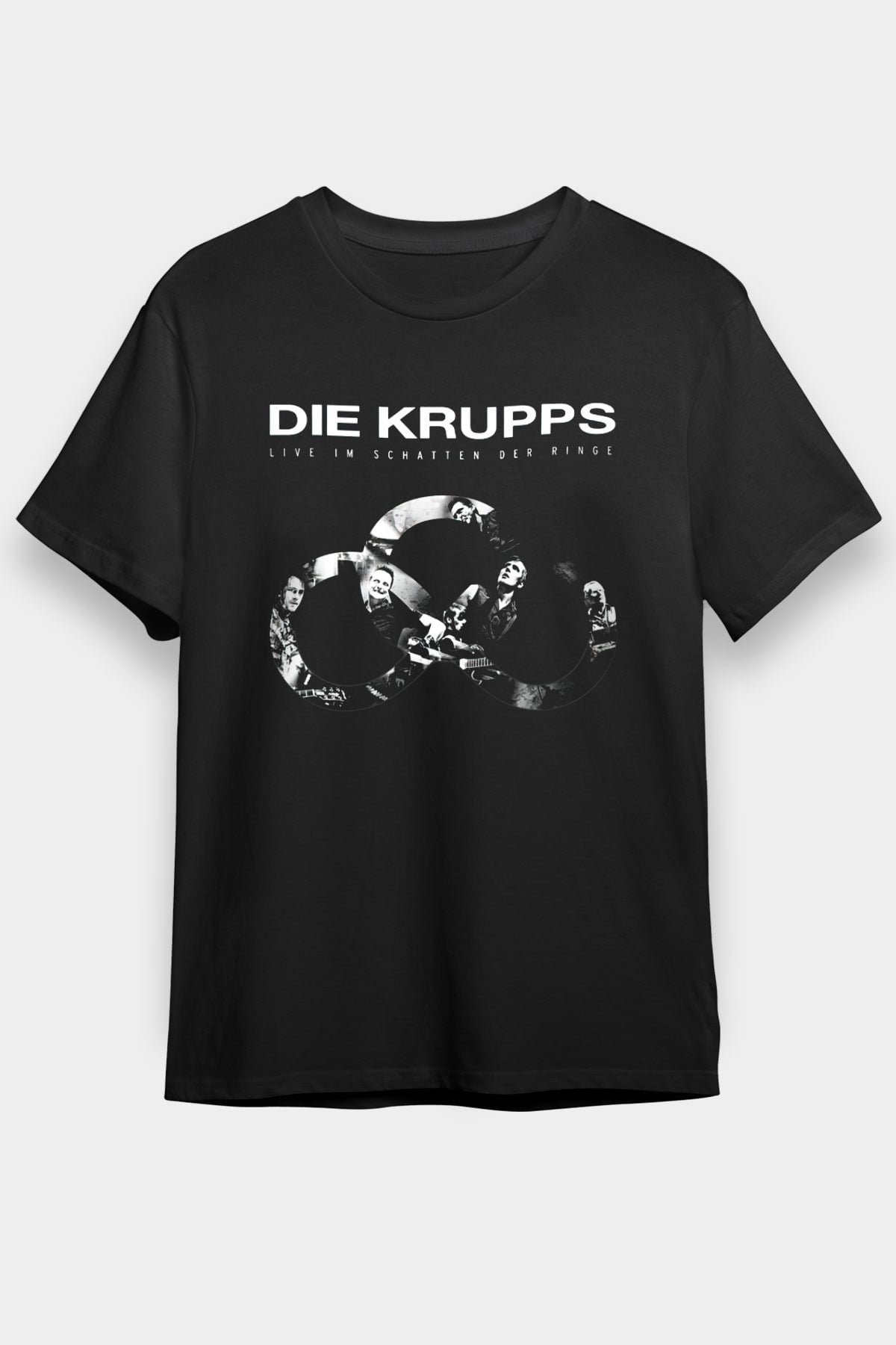 Die Krupps Siyah Unisex Tişört T-Shirt - TişörtFabrikası