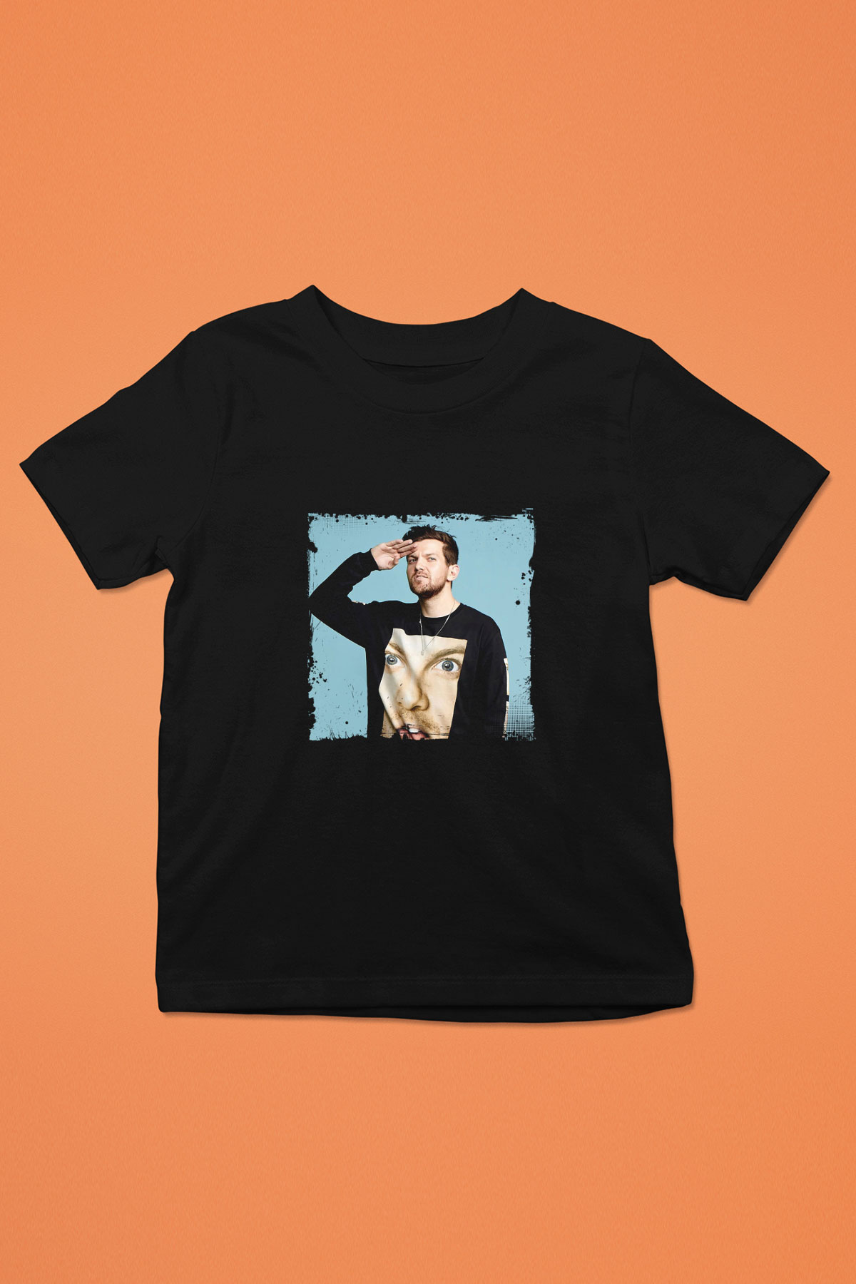 Dillon Francis Baskılı Unisex Siyah Çocuk Tişört