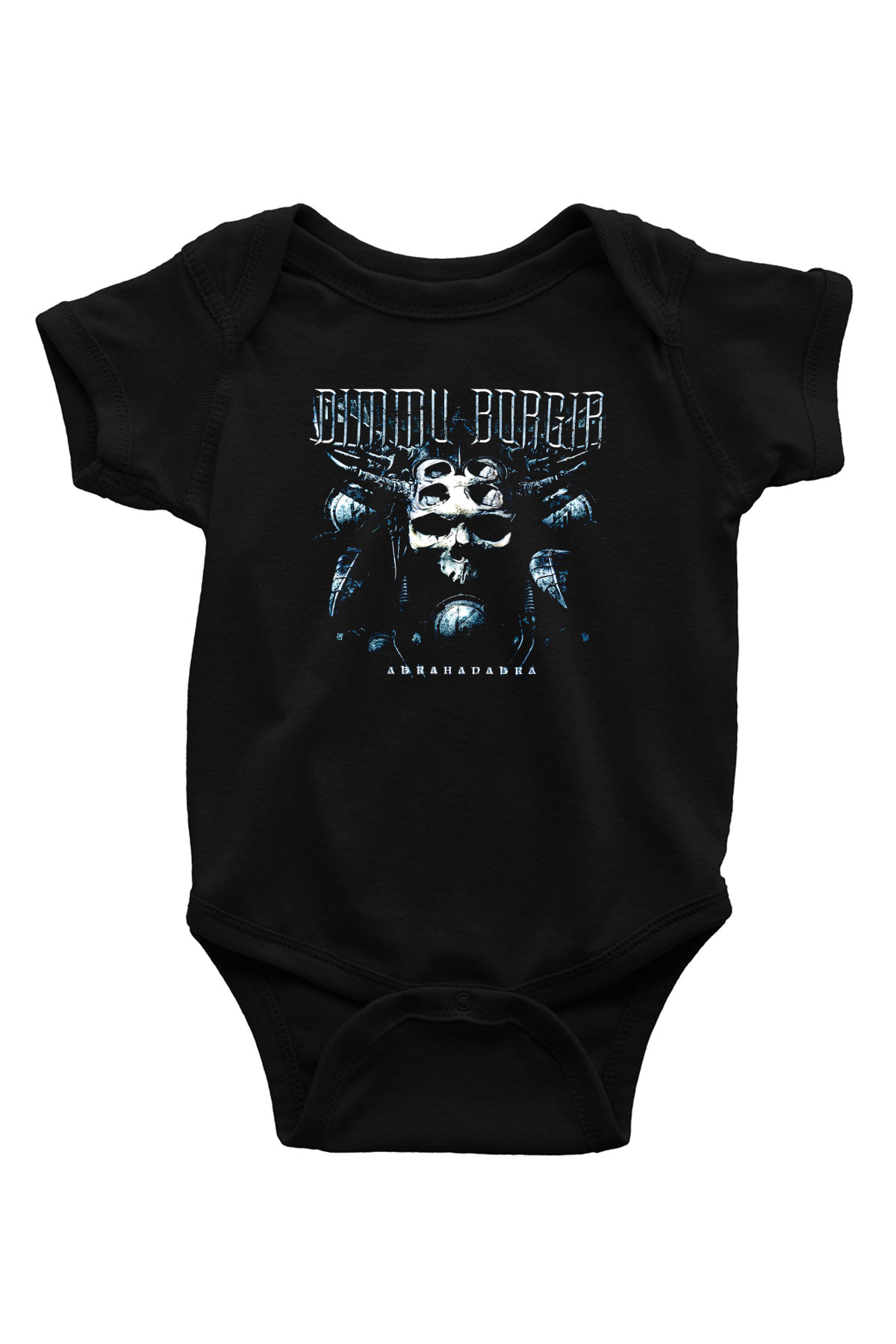 Dimmu Borgir Baskılı Unisex Siyah Bebek Body - Zıbın