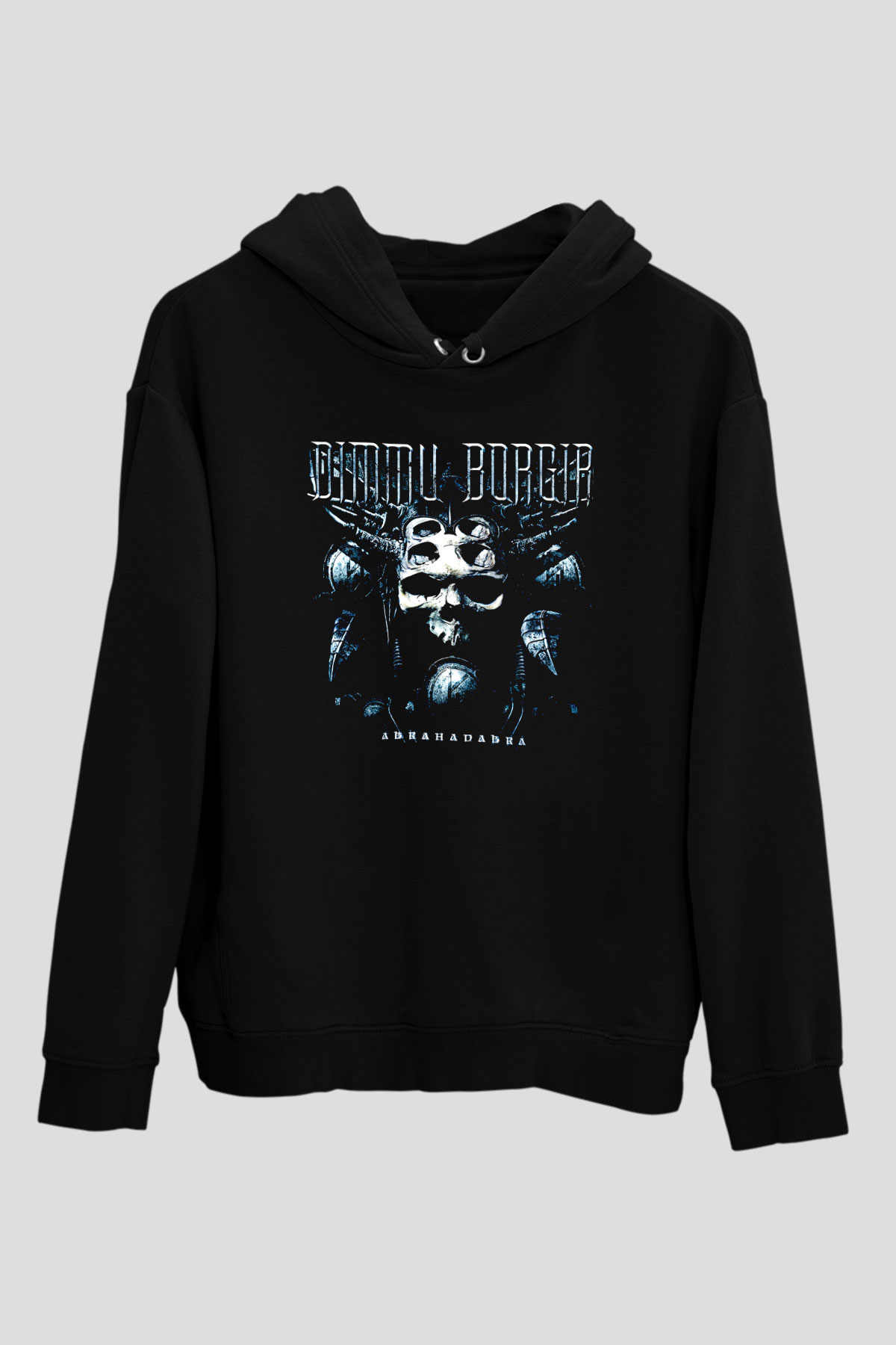Dimmu Borgir Baskılı Unisex Siyah Kapüşonlu Sweatshirt