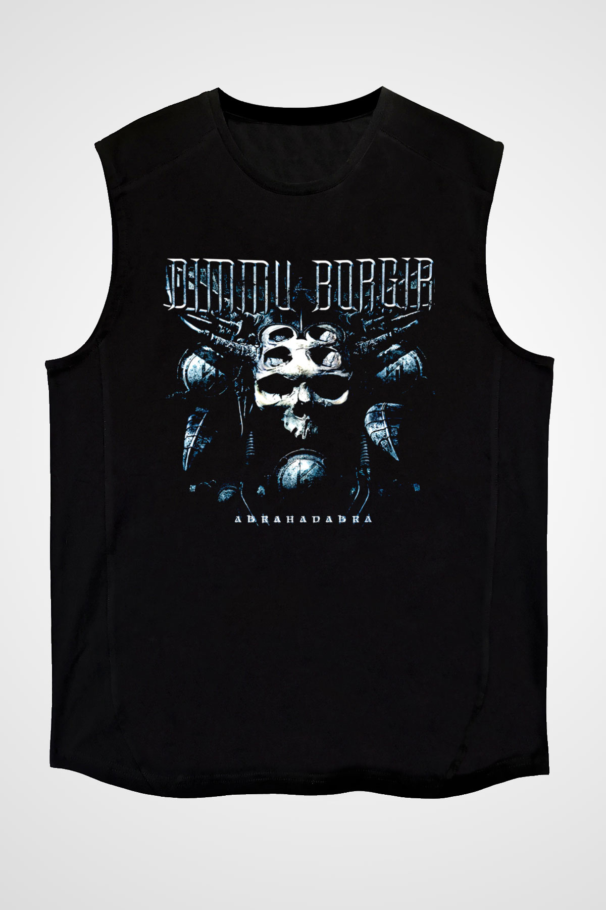 Dimmu Borgir Baskılı Unisex Siyah Kolsuz Tişört - Tshirt
