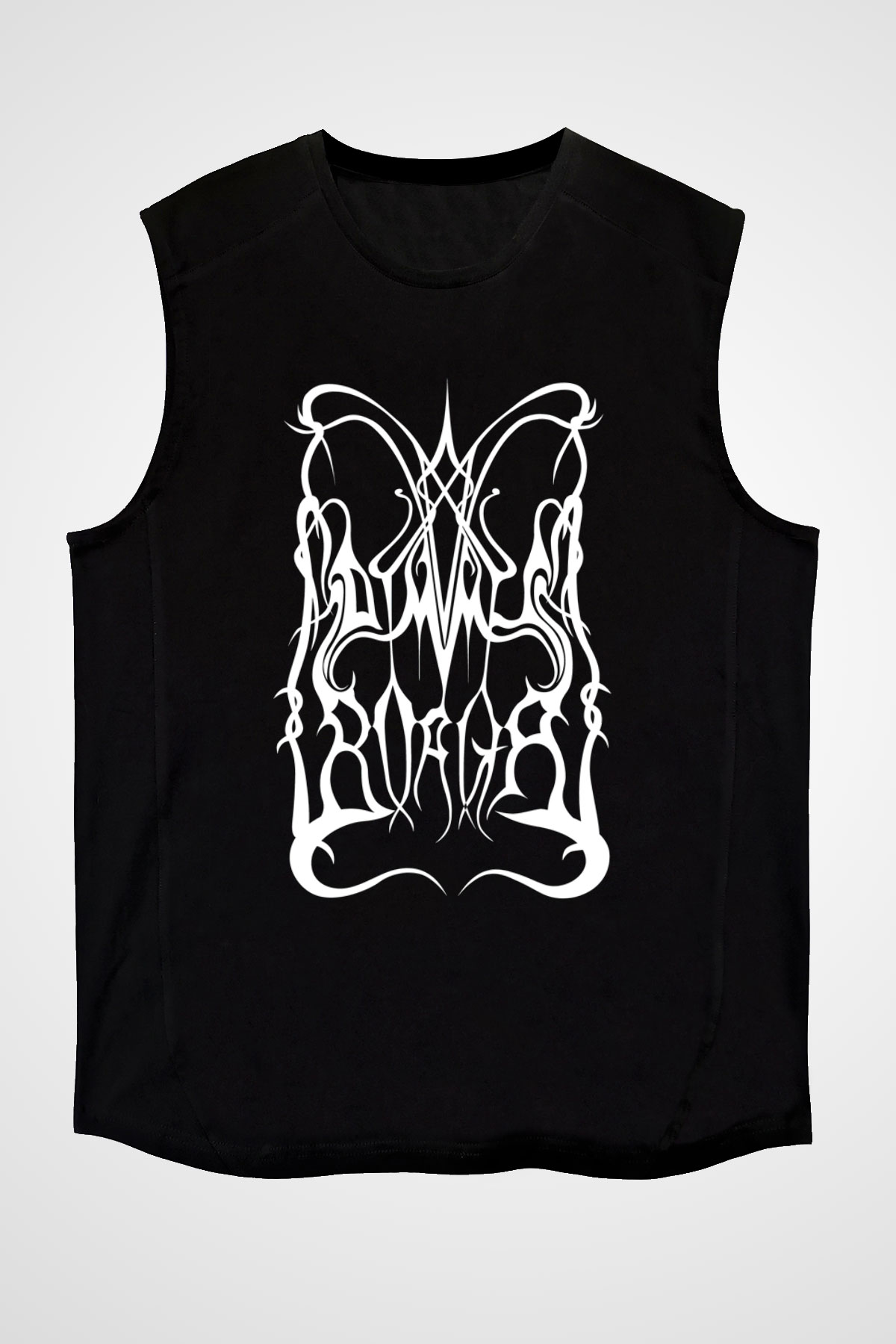 Dimmu Borgir Baskılı Unisex Siyah Kolsuz Tişört - Tshirt