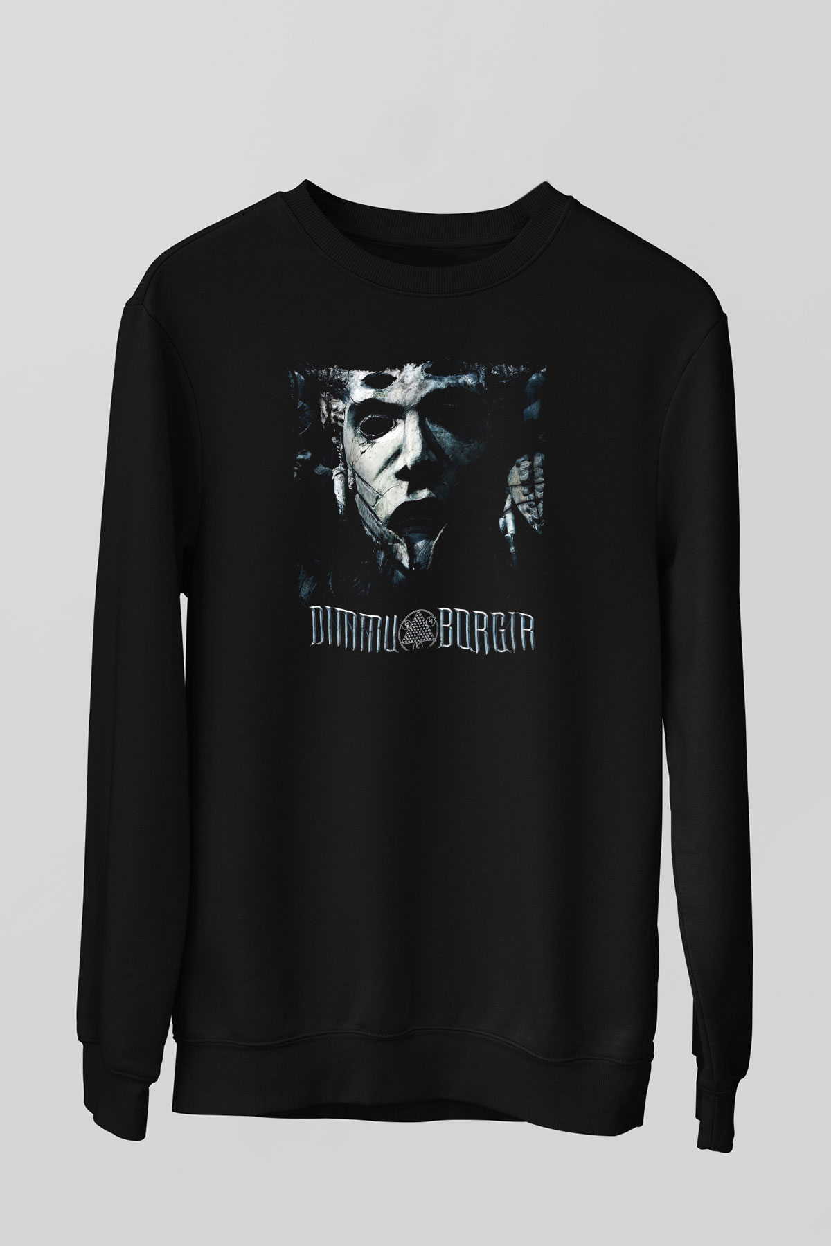 Dimmu Borgir Baskılı Unisex Siyah Sweatshirt