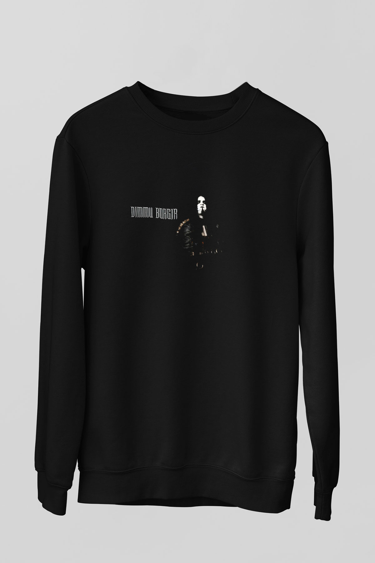 Dimmu Borgir Baskılı Unisex Siyah Sweatshirt