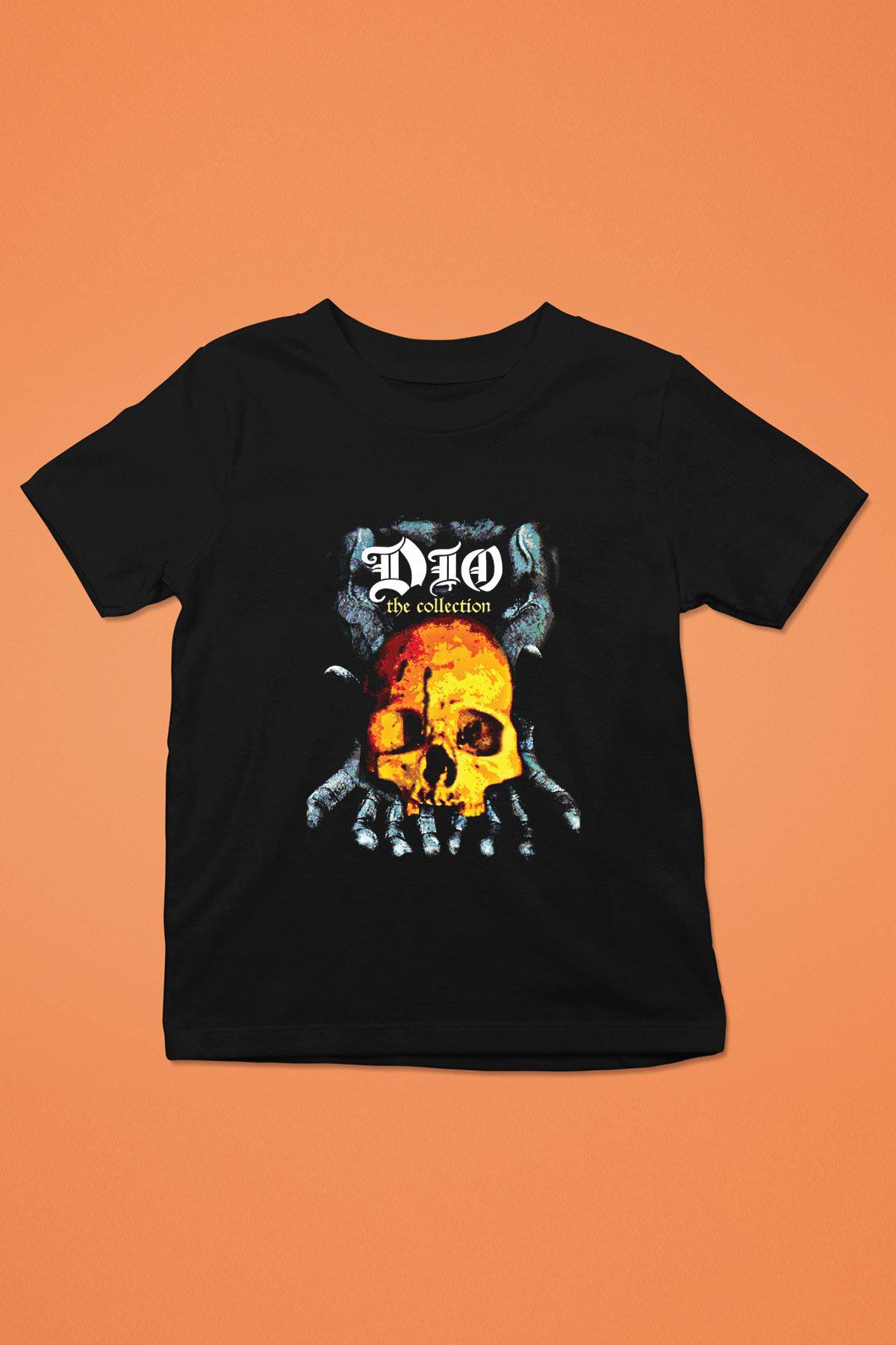 Dio Baskılı Unisex Siyah Çocuk Tişört