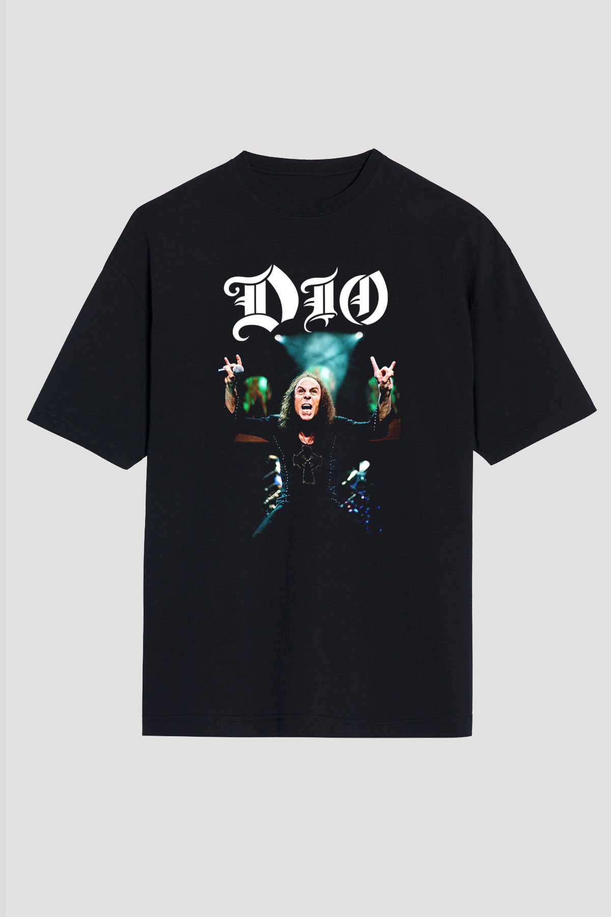 Dio Siyah Unisex Oversize Tişört T-Shirt