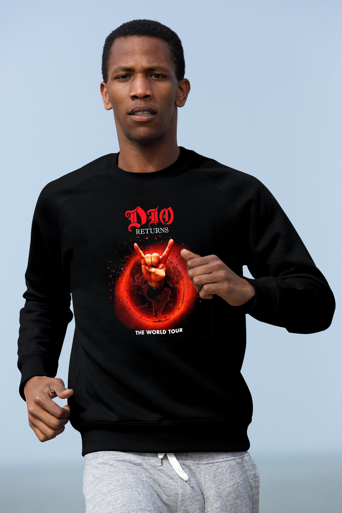 Dio Siyah Unisex Sweatshirt