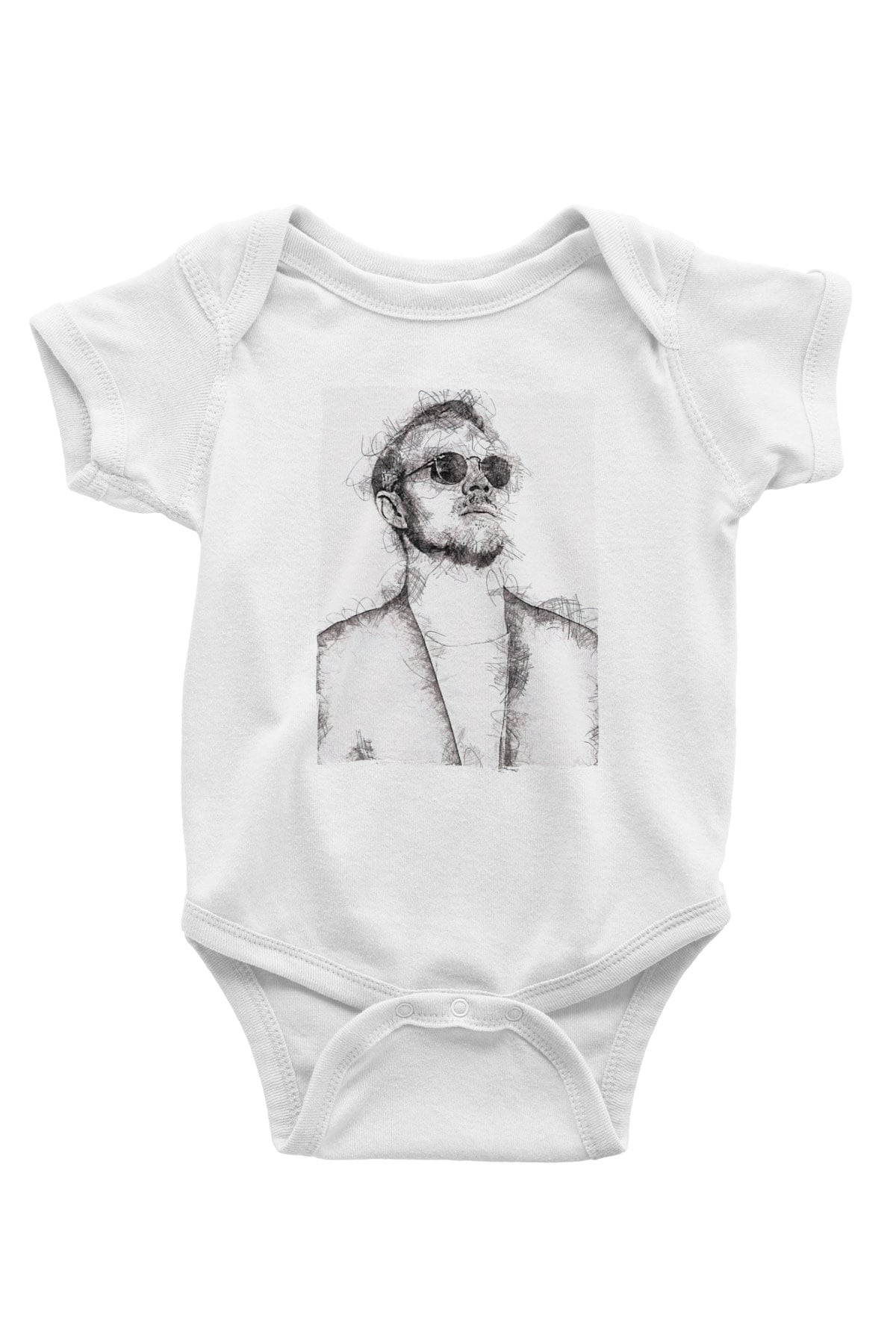 Diplo Beyaz Bebek Body - Zıbın