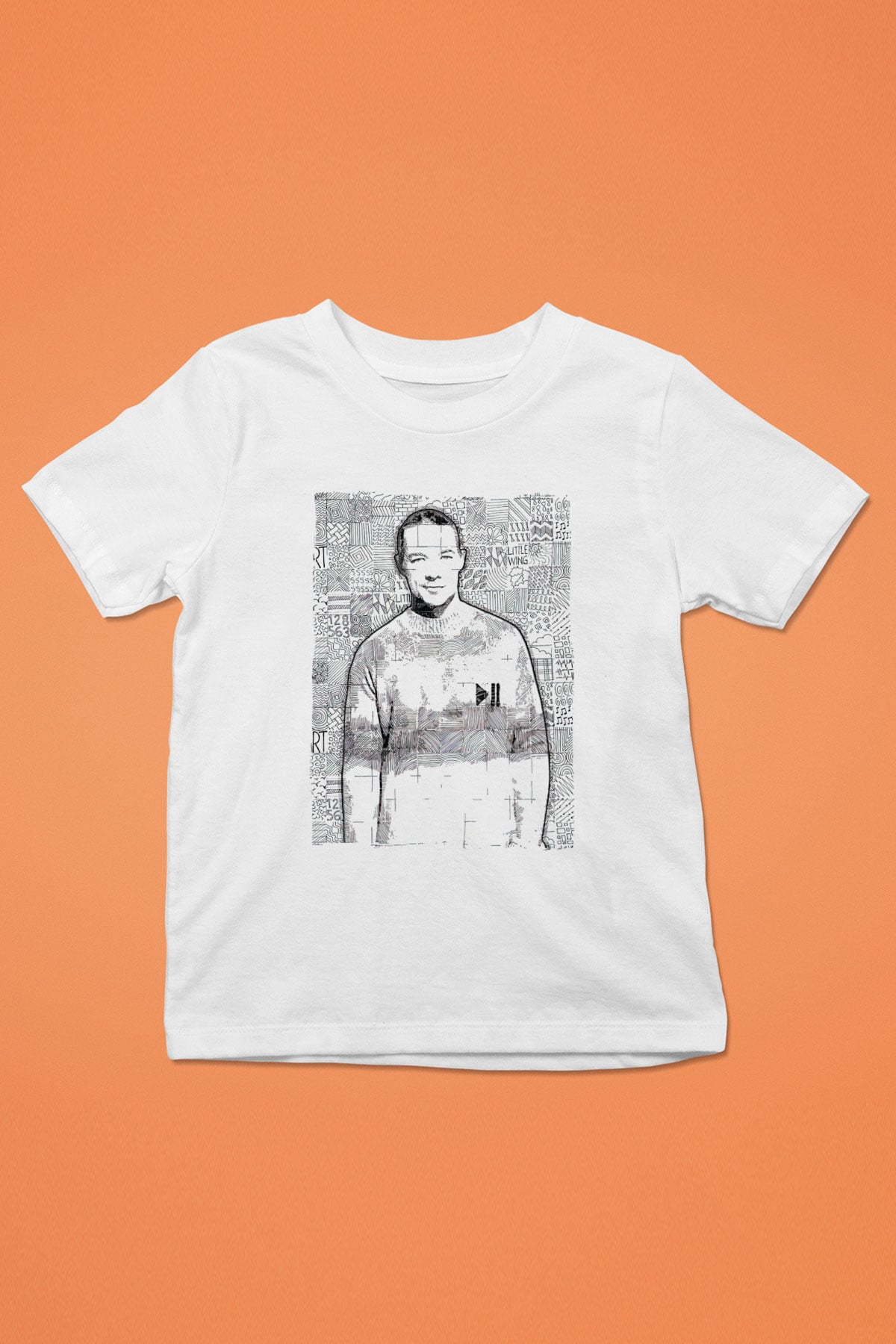 Diplo Beyaz Unisex Çocuk Tişört