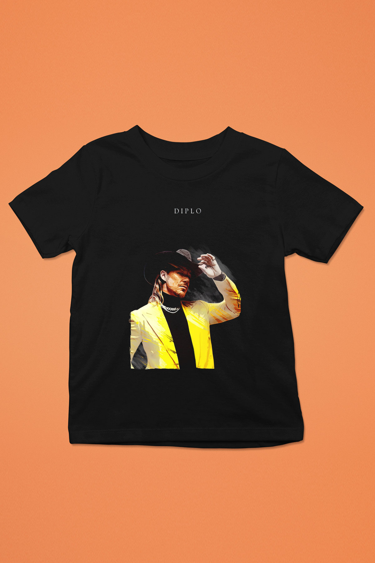 Diplo Siyah Unisex Çocuk Tişört