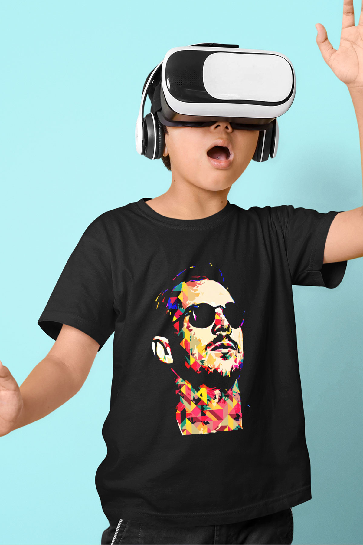 Diplo Siyah Unisex Çocuk Tişört