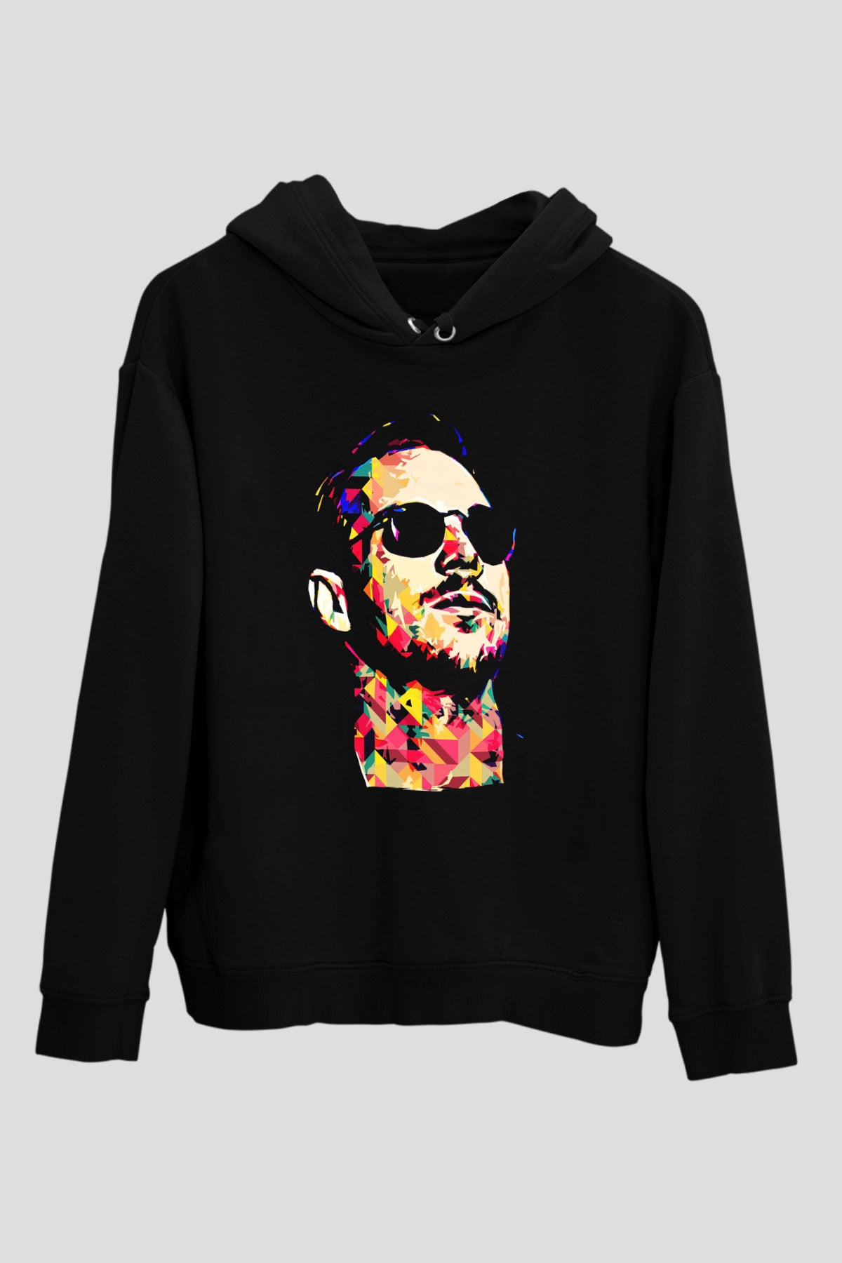 Diplo Siyah Unisex Kapüşonlu Sweatshirt