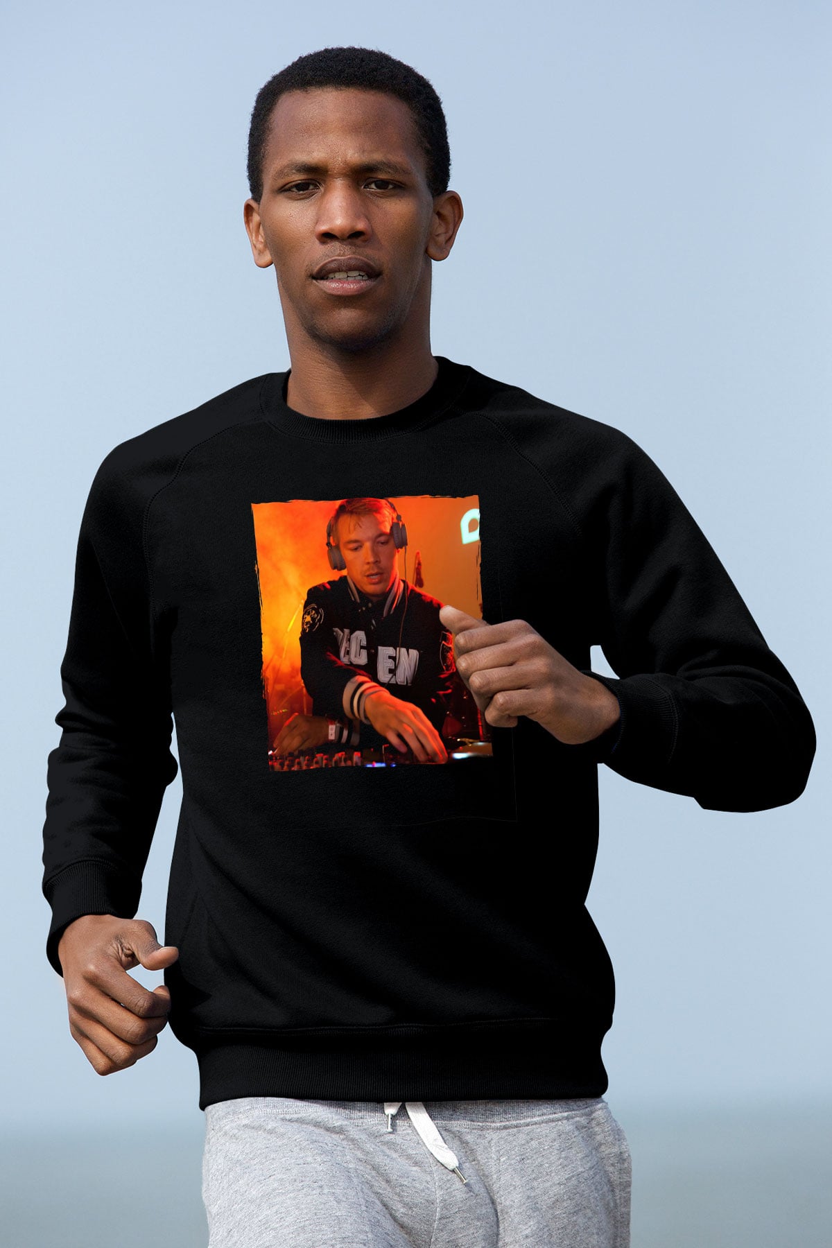 Diplo Siyah Unisex Sweatshirt