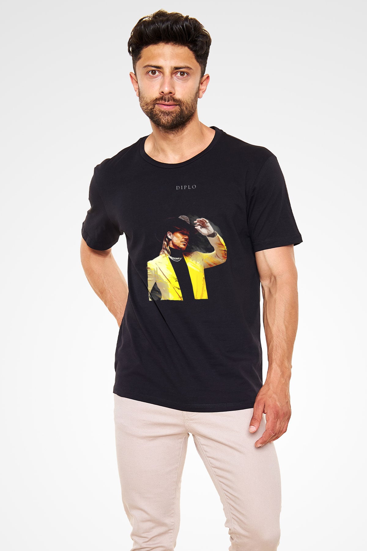Diplo Siyah Unisex Tişört T-Shirt - TişörtFabrikası