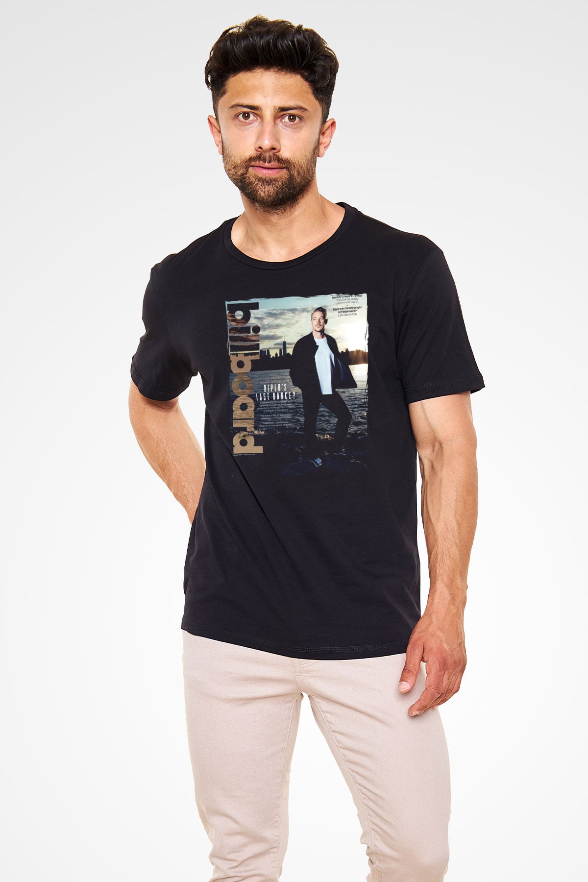 Diplo Siyah Unisex Tişört T-Shirt - TişörtFabrikası