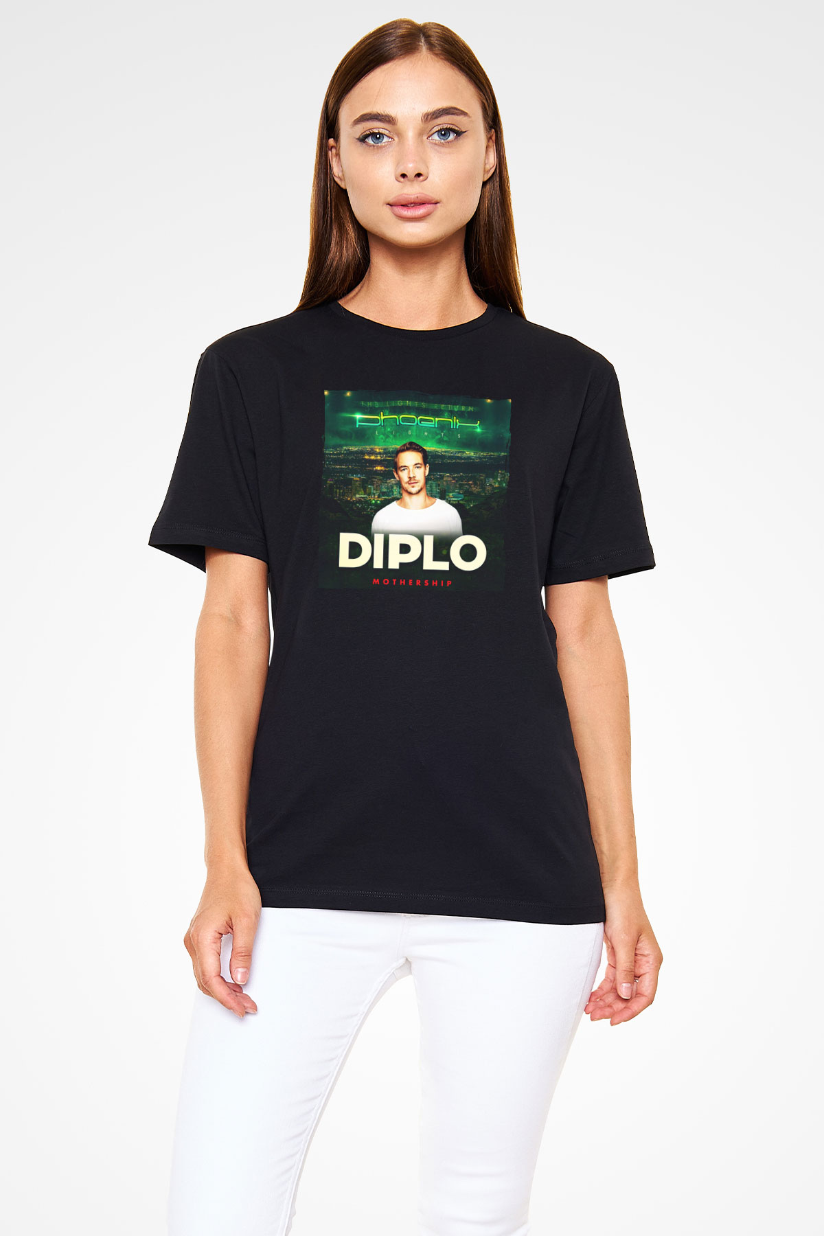 Diplo Siyah Unisex Tişört T-Shirt - TişörtFabrikası