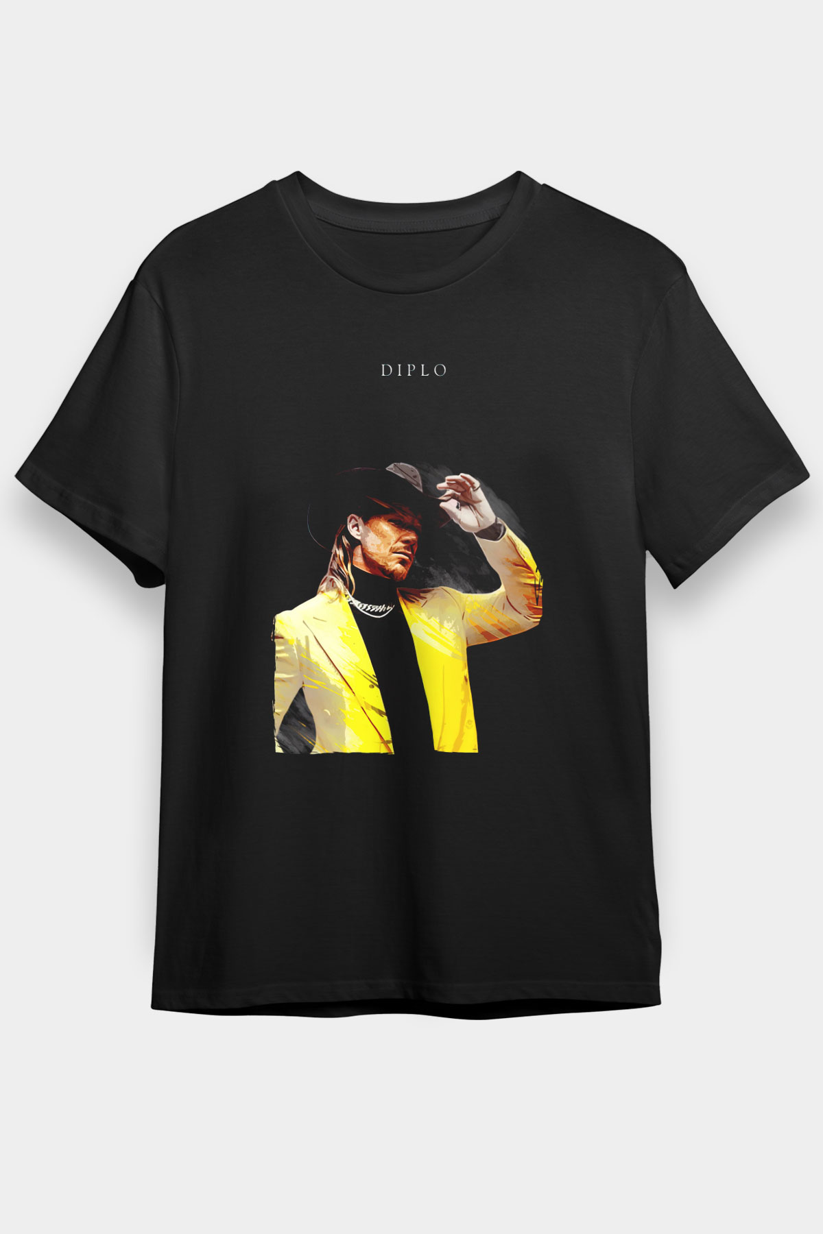 Diplo Siyah Unisex Tişört T-Shirt - TişörtFabrikası