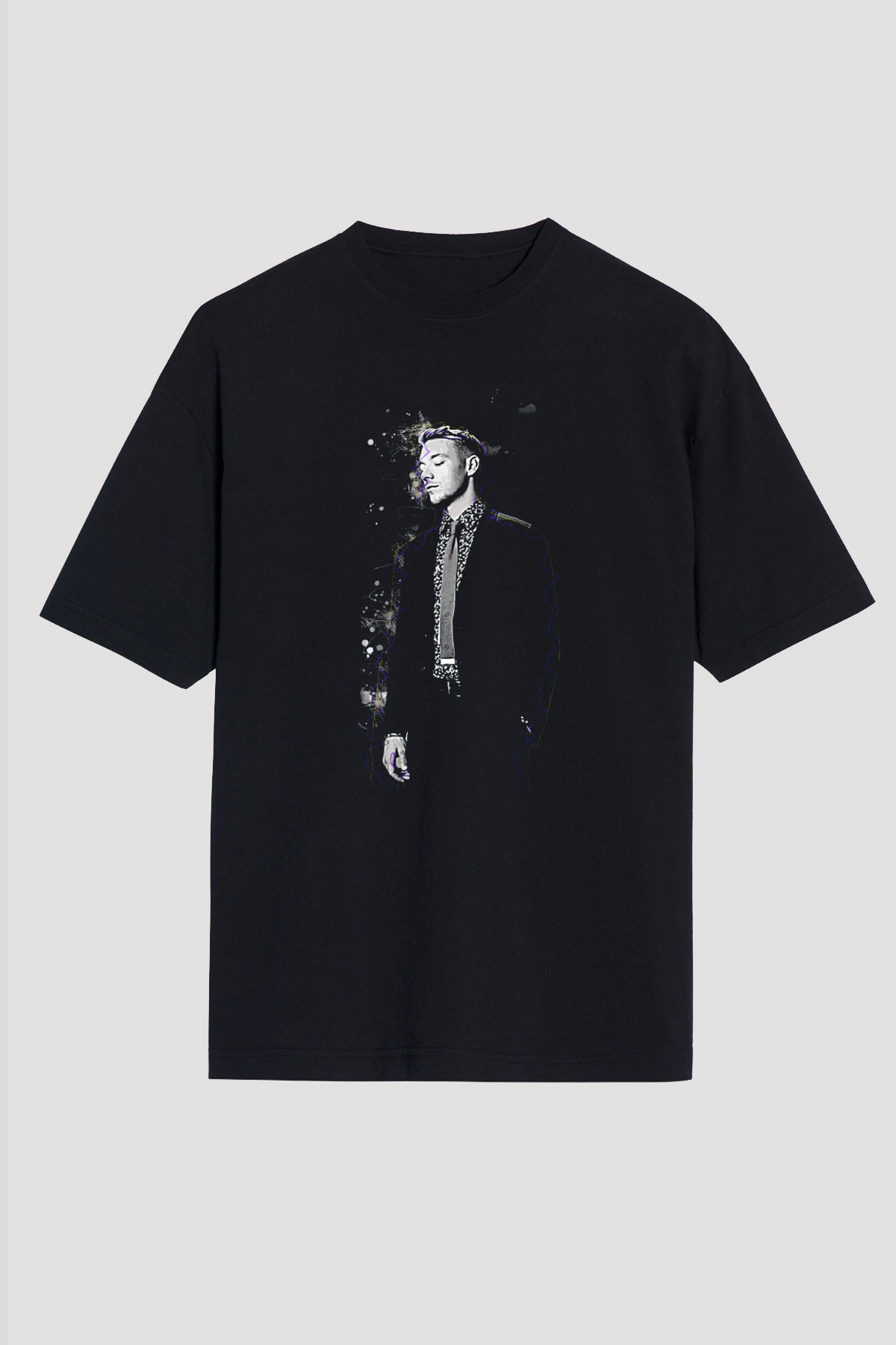 Diplo Siyah Oversize Tişört Oversize T-shirt - TişörtFabrikası