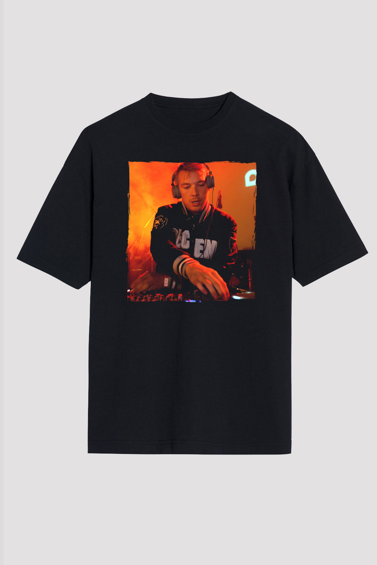 Diplo Siyah Oversize Tişört Oversize T-shirt - TişörtFabrikası