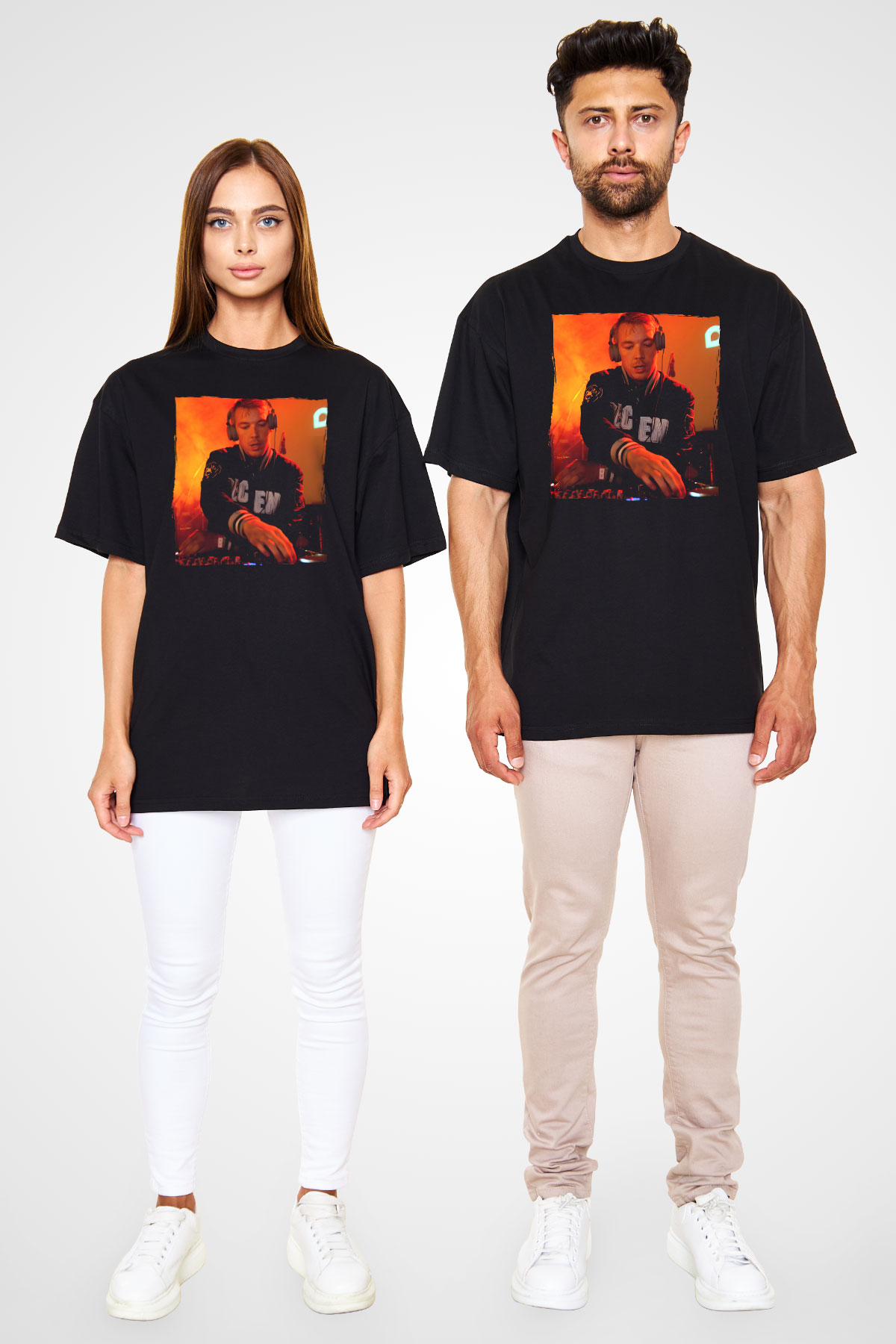 Diplo Siyah Oversize Tişört Oversize T-shirt - TişörtFabrikası