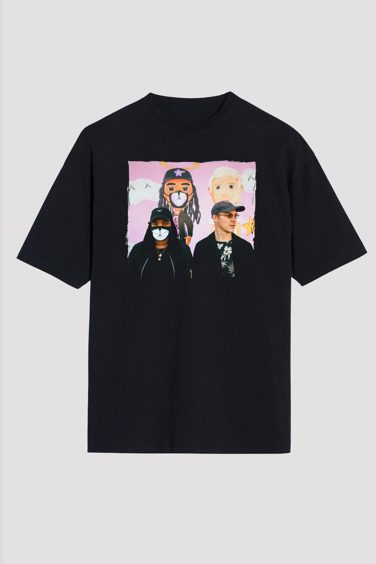 Diplo Siyah Oversize Tişört Oversize T-shirt - TişörtFabrikası