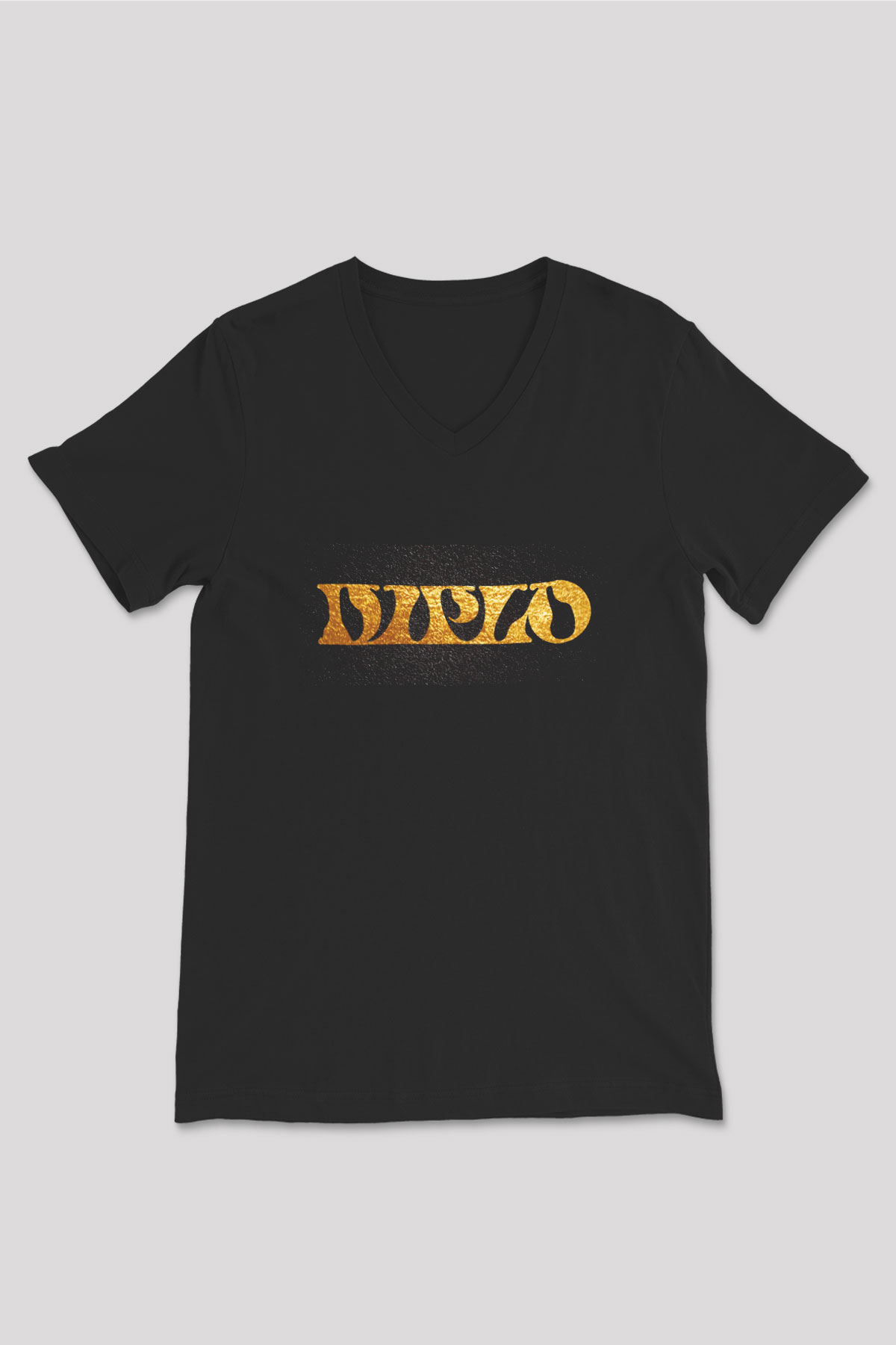 Diplo Siyah Unisex V Yaka Tişört