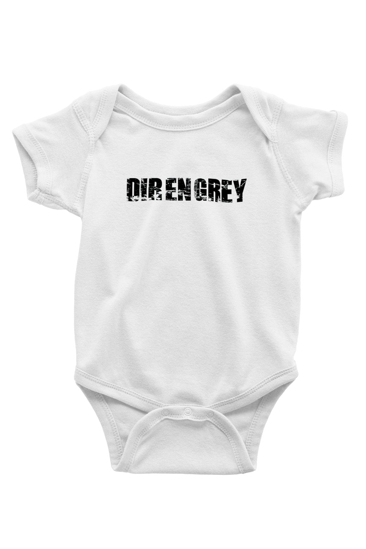 Dir En Grey Baskılı Beyaz Unisex Bebek Body - Zıbın