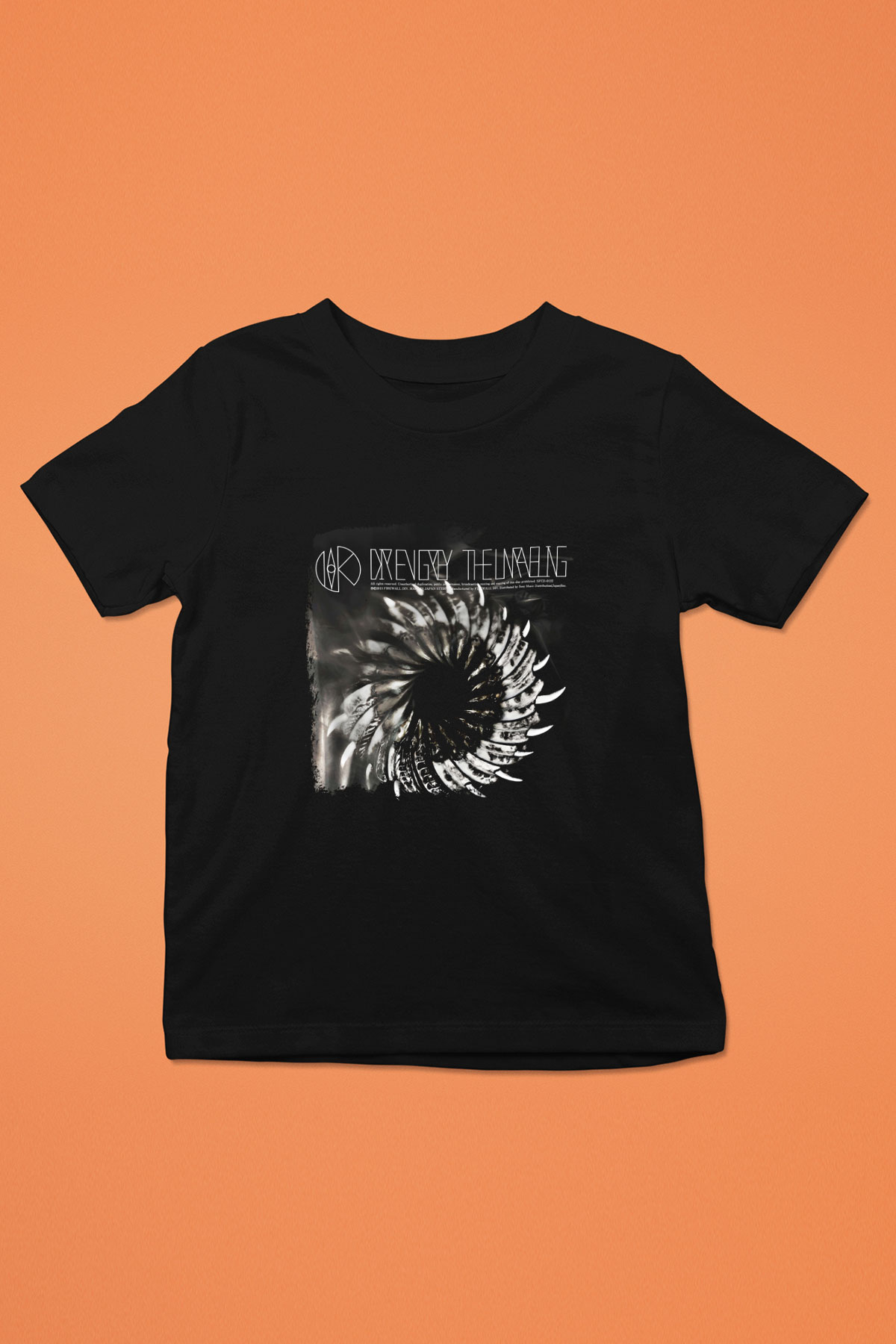 Dir En Grey Baskılı Unisex Siyah Çocuk Tişört