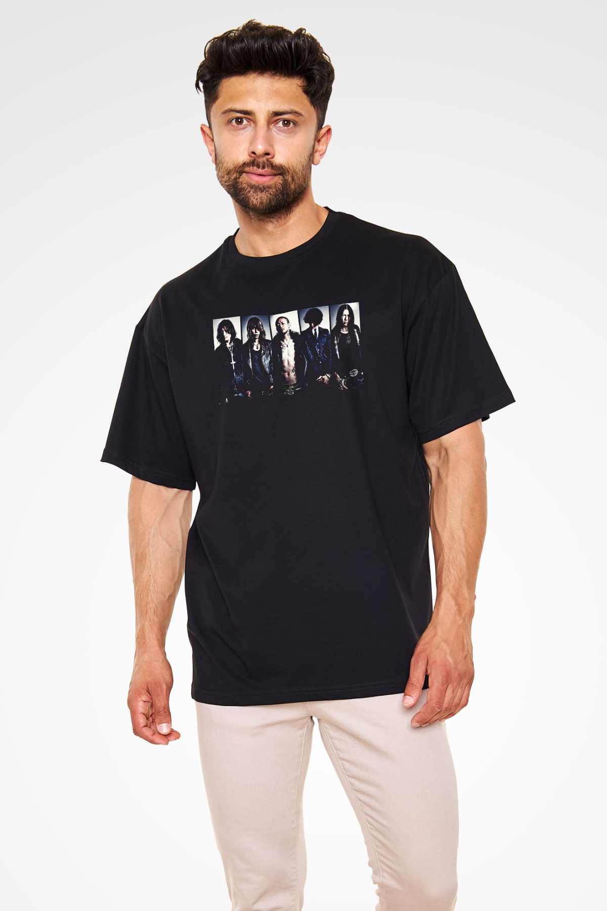 Dir En Grey Siyah Unisex Oversize Tişört T-Shirt